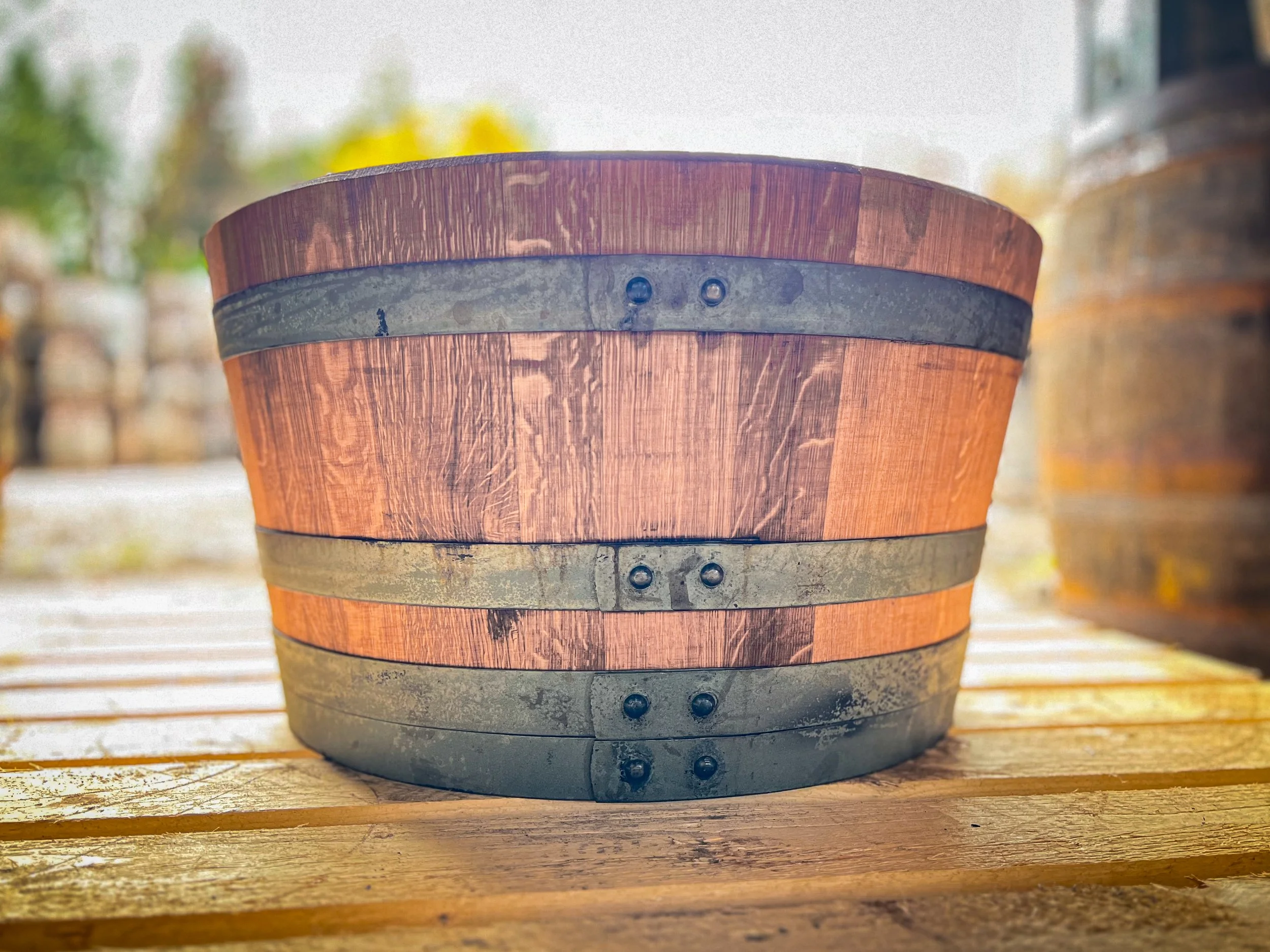 Premium Large Planter (Wine Cask)