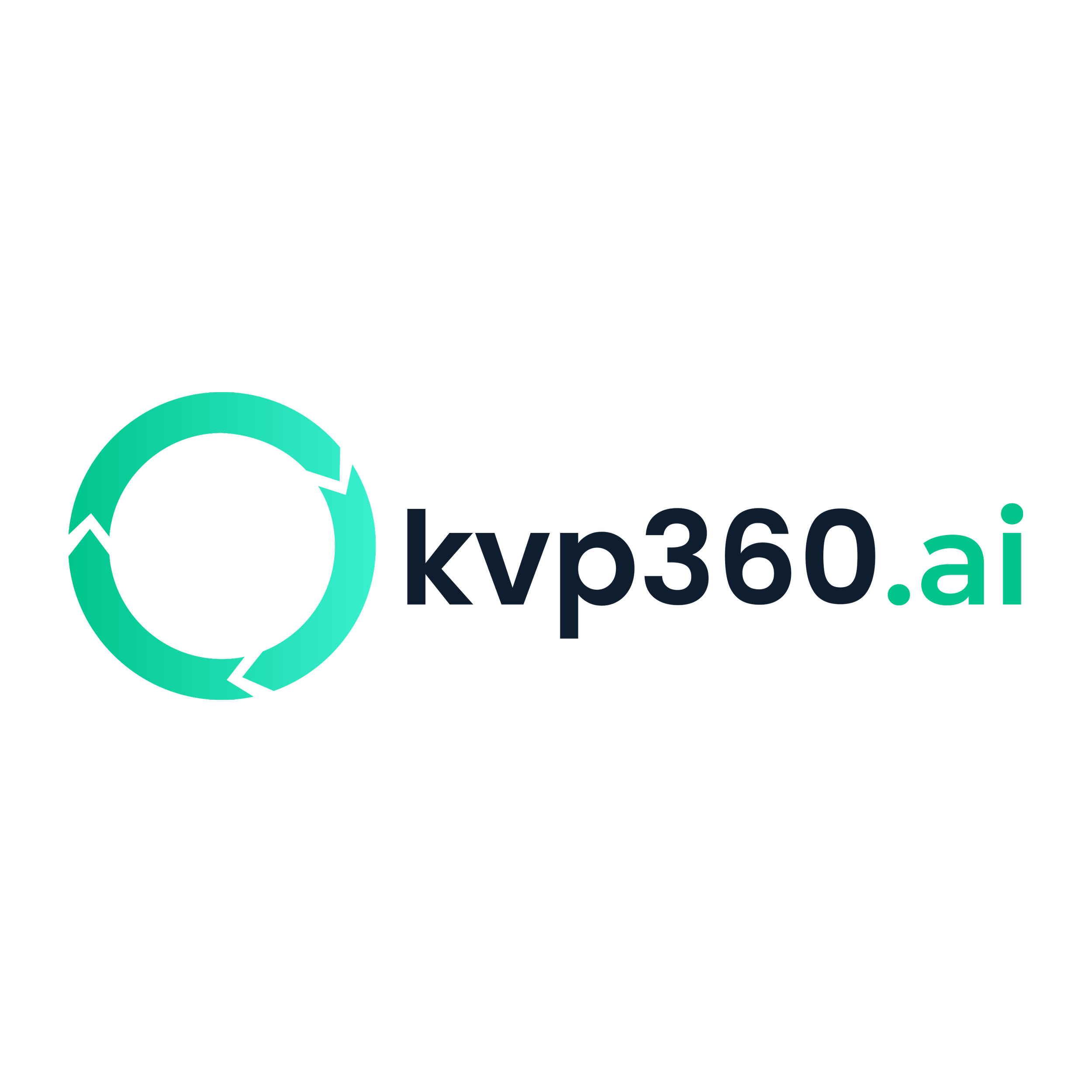 Grafik mit dems Logo von kvp360.ai, einem Unternehmen, das sich auf Künstliche Intelligenz spezialisiert hat.