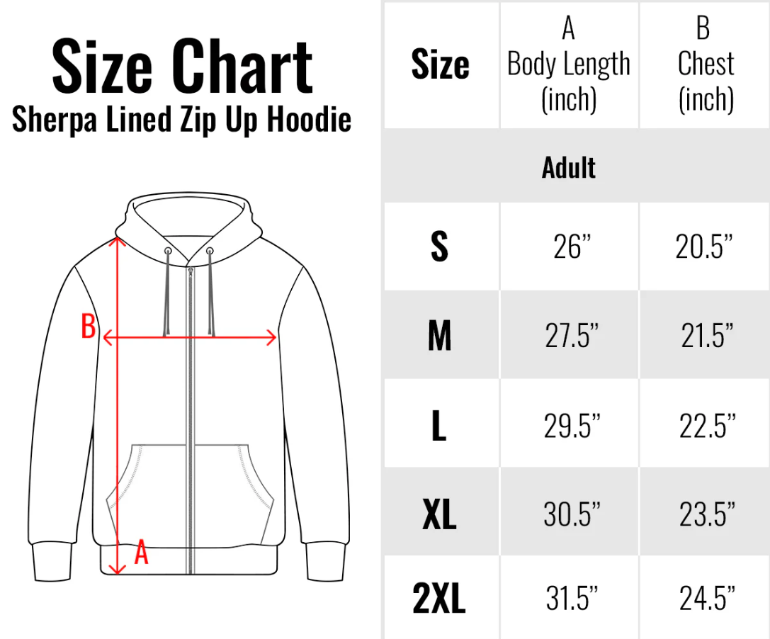 The Arctic Wolfe Hoodie Size Chart.png