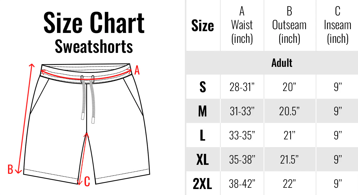 The Den Short Size Chart.png