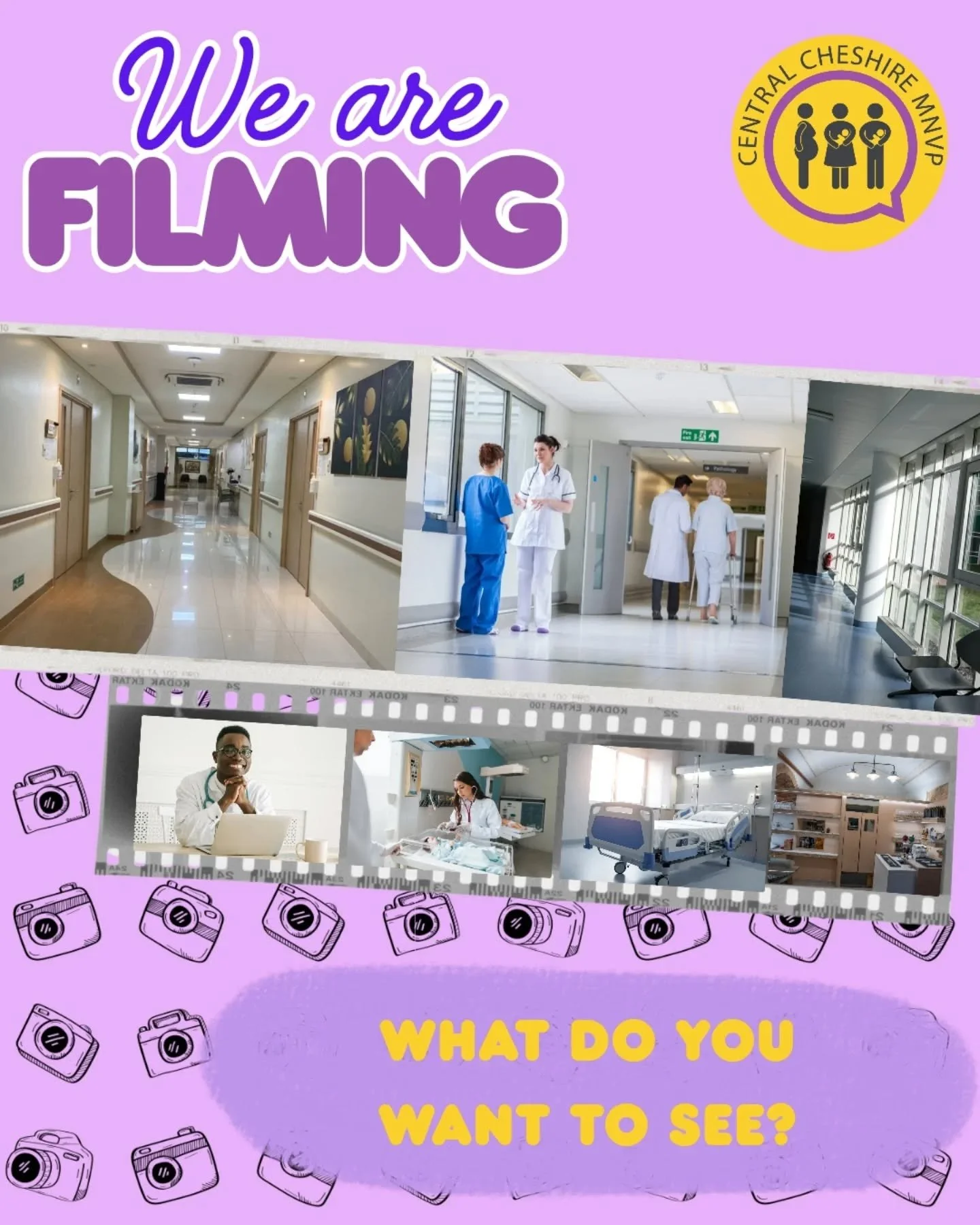 We need your help! 🙏 

Next week we are going into the hospital to film. We want you to tell us what you want to see!

Whether it's where do I park or what do the induction bats look like, we want to hear what matters to you ✨

Please add your comme