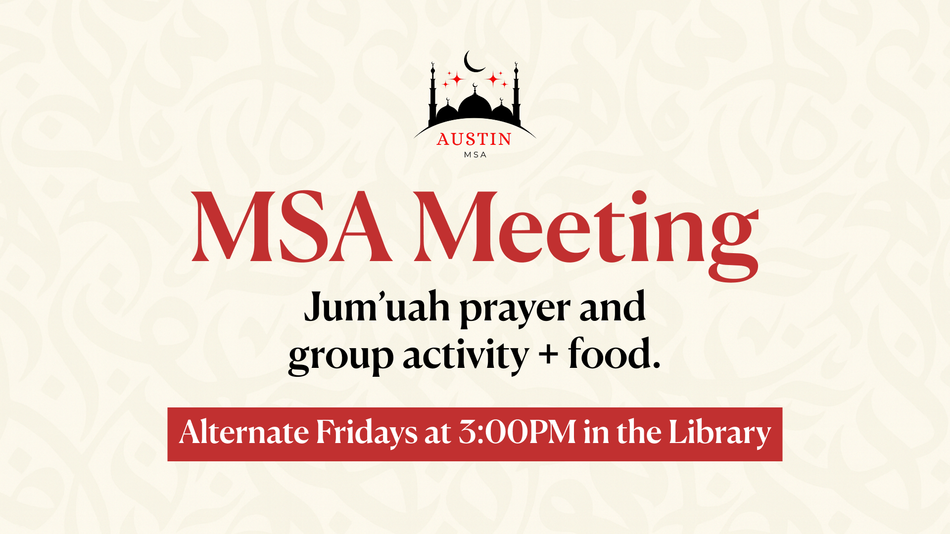General Meeting (Library)