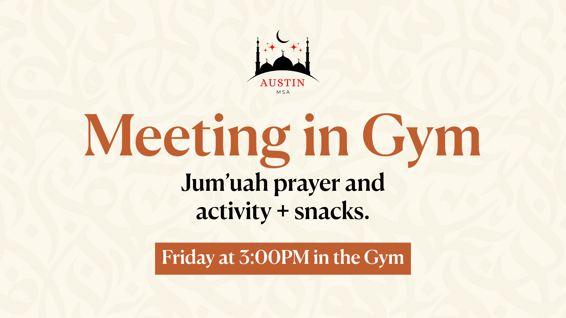 Meeting (Gym)