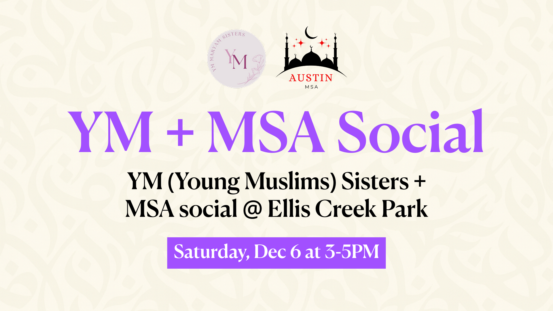 YM Sisters x MSA Girls Social