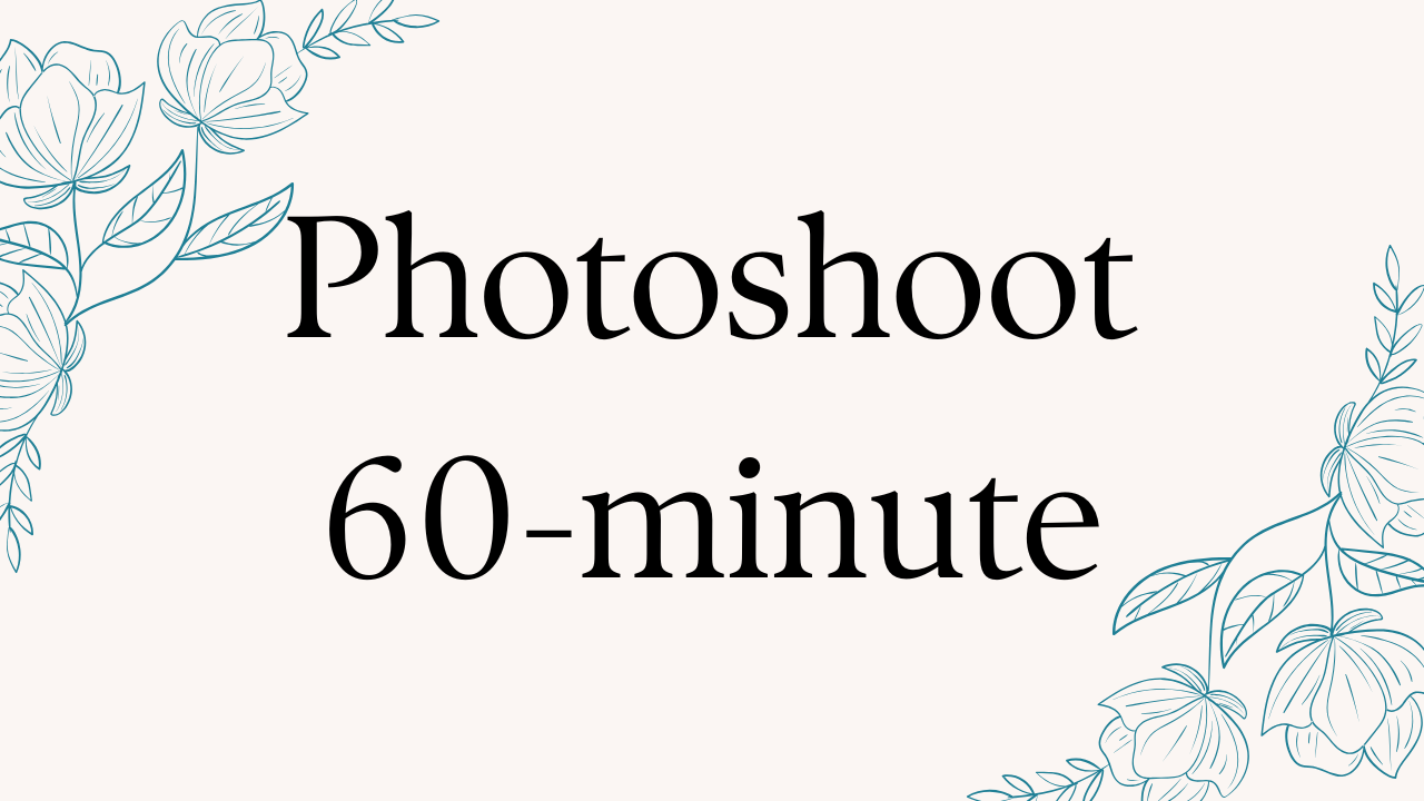 60-minute photoshoot