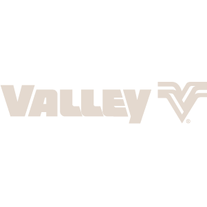 Valley brand logo with stylized 'V' and wing design.