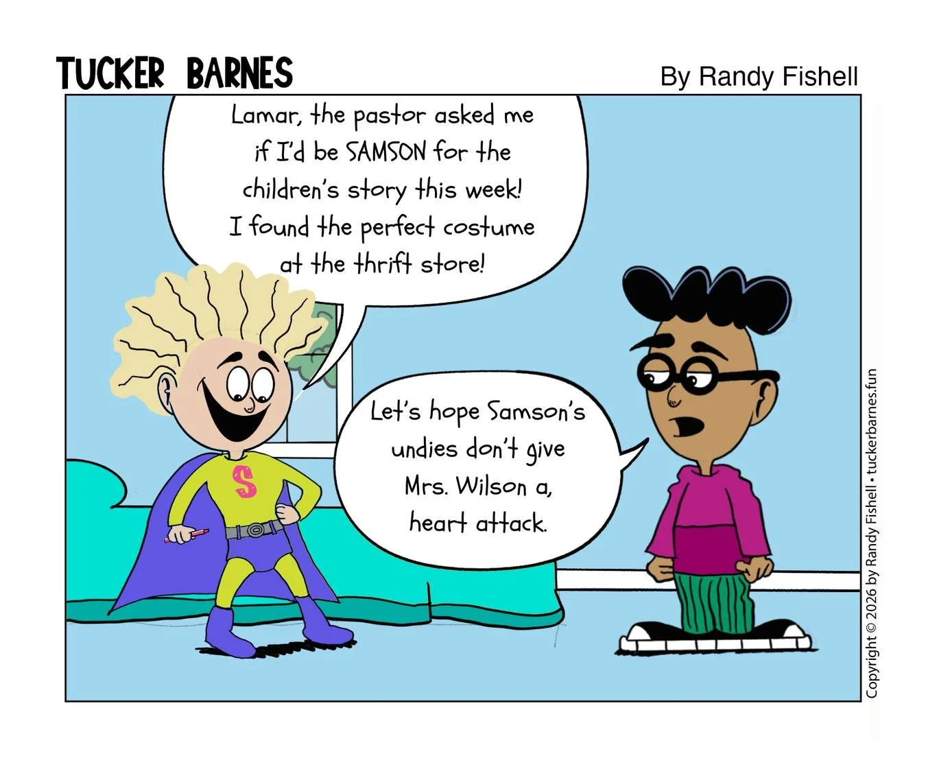 https://www.tuckerbarnes.fun

#TuckerBarnes #TuckerBarnesComics #FaithFriendly #MiddleSchool #ChristianComics #KidsComics #FunnyComics #RandyFishell #Comics #ComicStrip #ChristianHumor #MiddleSchoolLife #FamilyFriendly #FaithAndFun #IndieComics