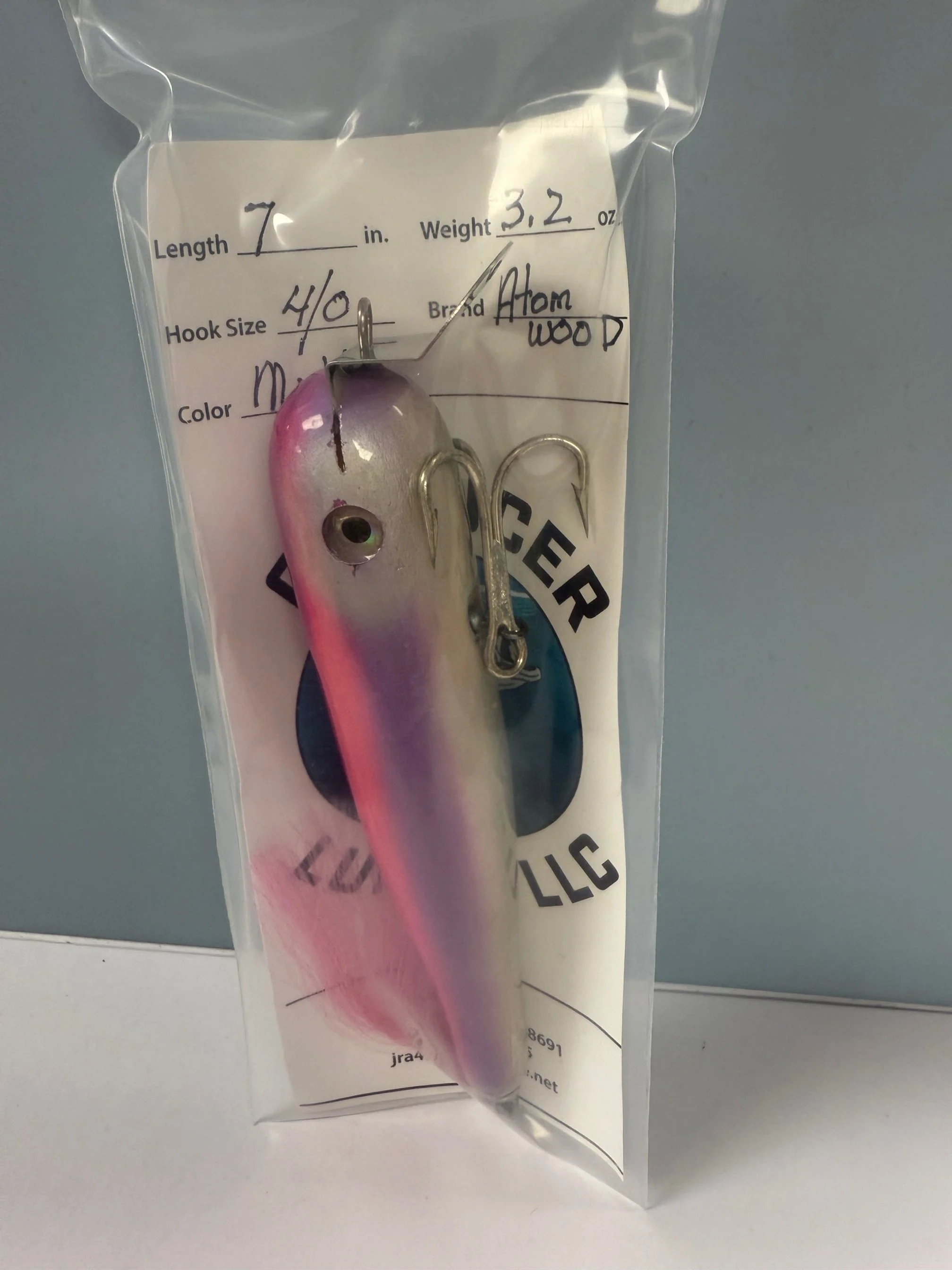 Atom Swimmer.  Wood. Multicolor.