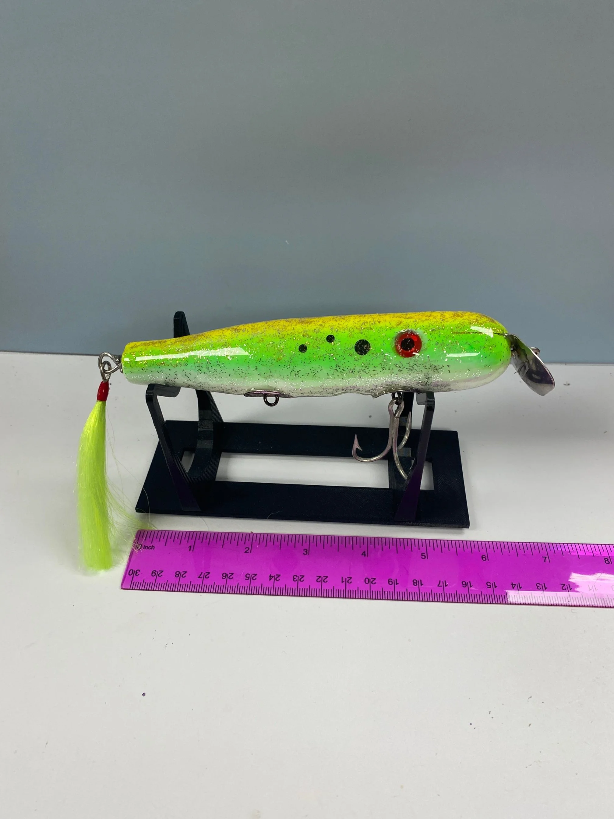 Pikie Swimmer.  Surfster.  Block Island Green/Yellow Glitter.