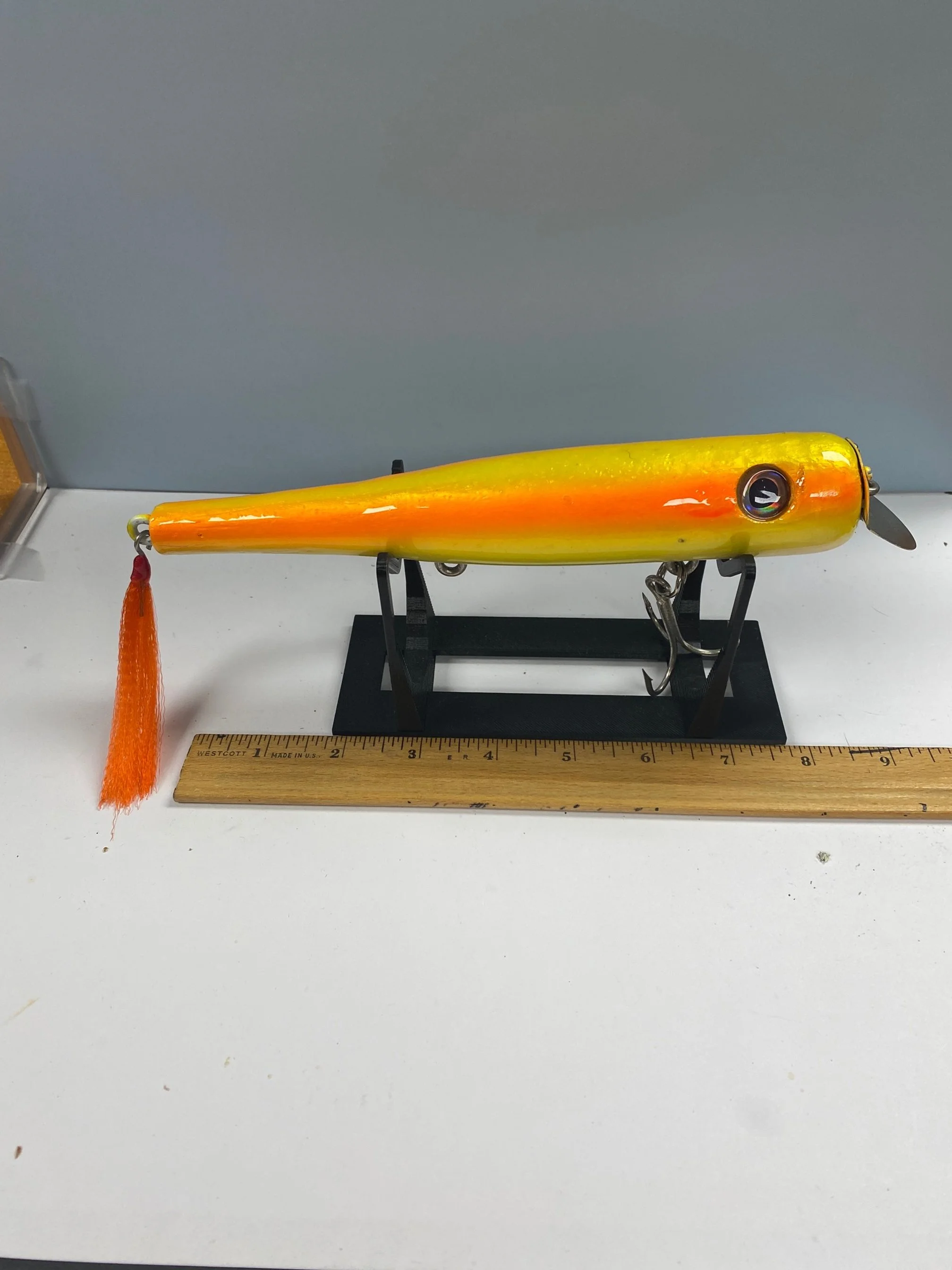 L. Cooper Co. Goo Goo Eyes Swimmer.  Wood.