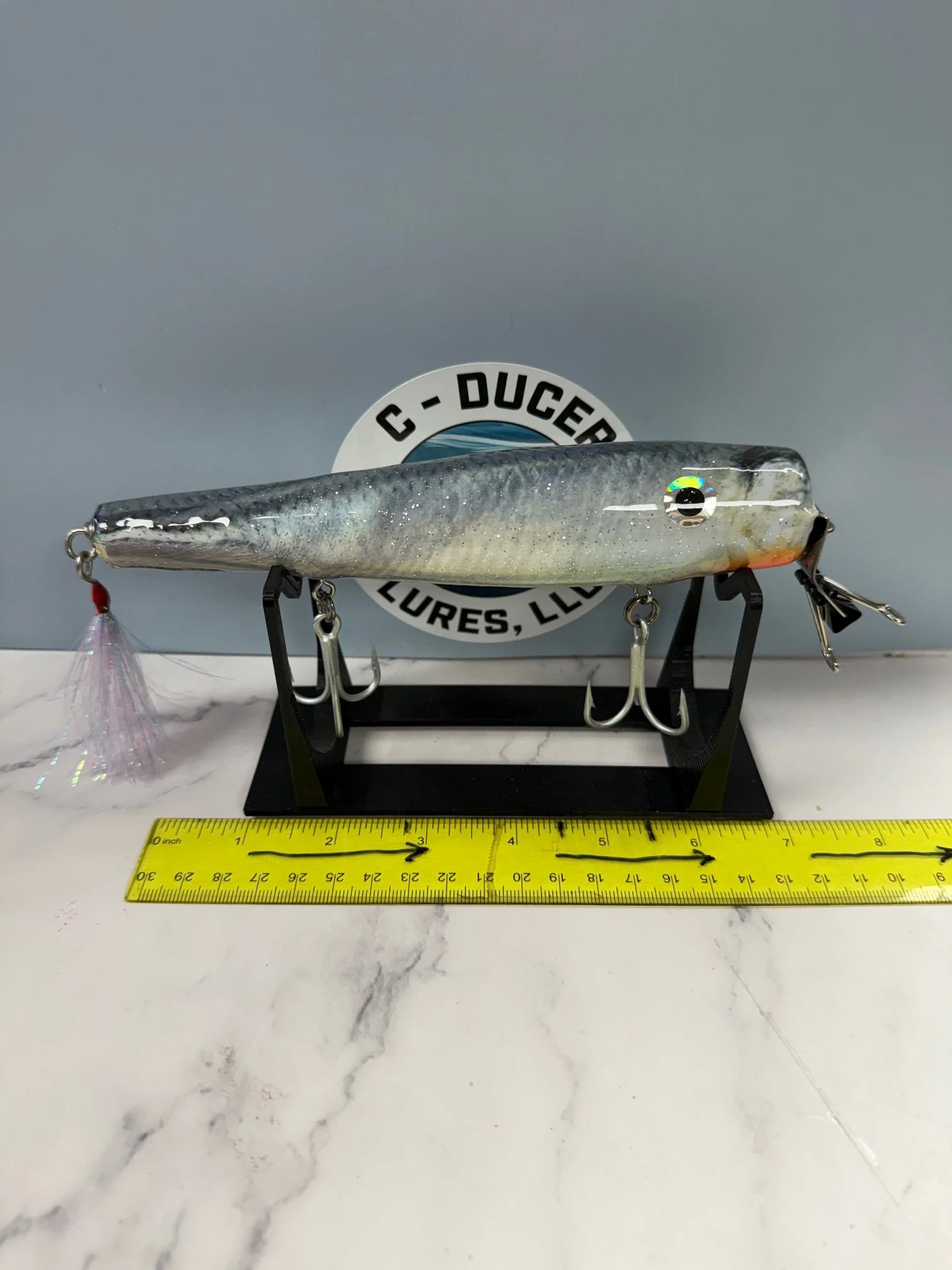 Atom Style Metal Lip swimmer.  Baitfish Patter.