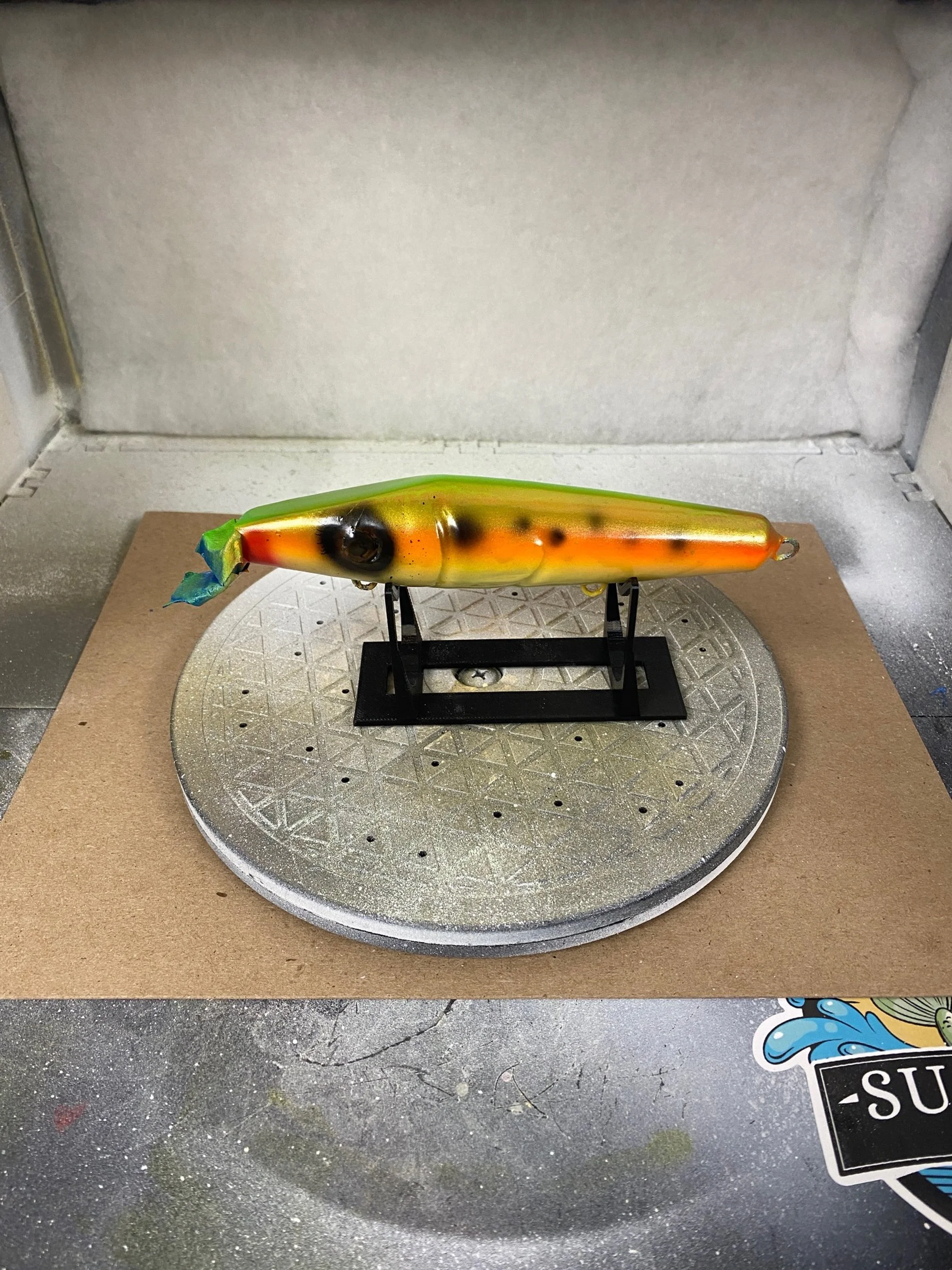 CD Slope Head Swimmer.  Wood.