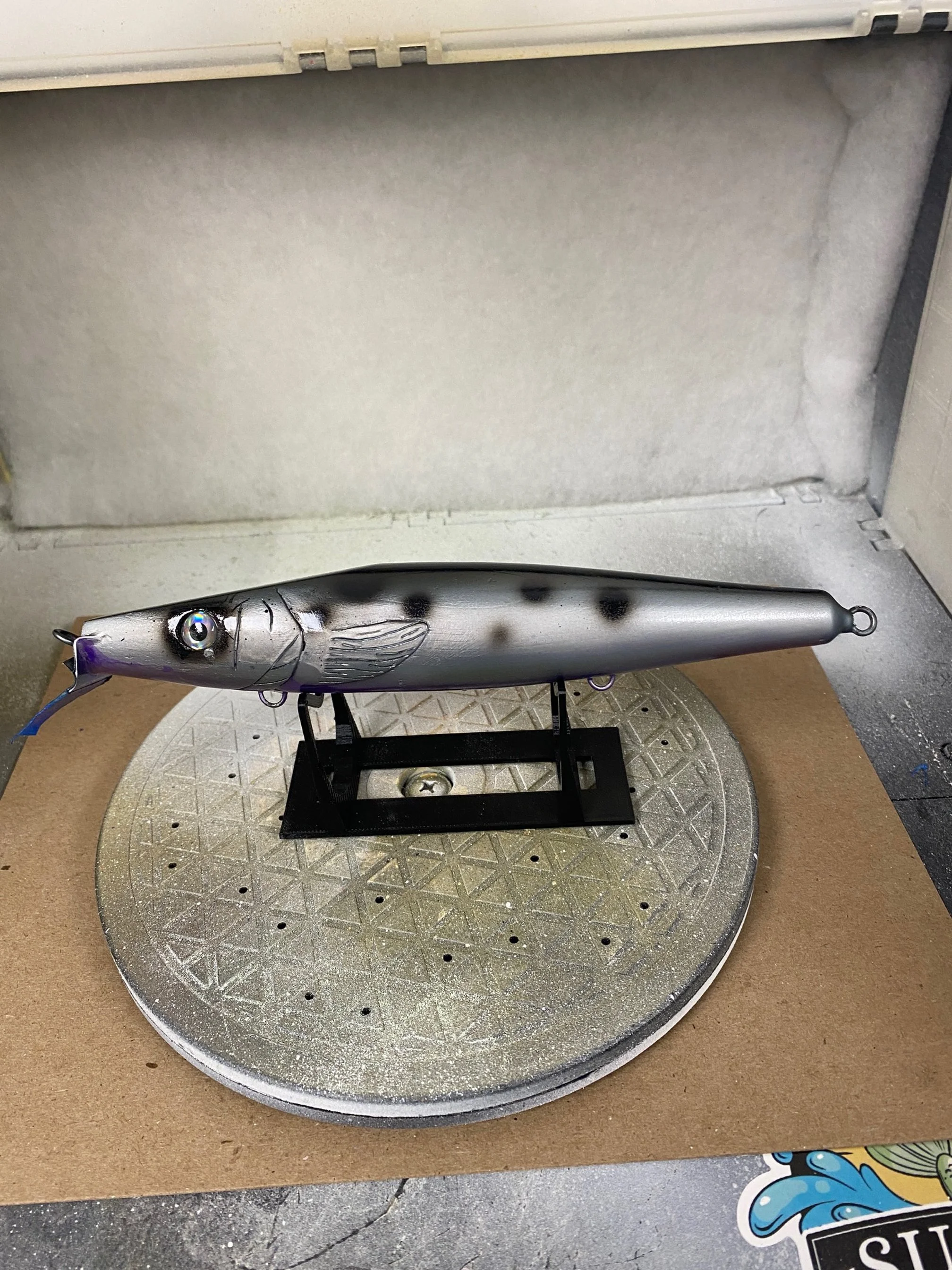 CD Slope Head Swimmer.  Wood