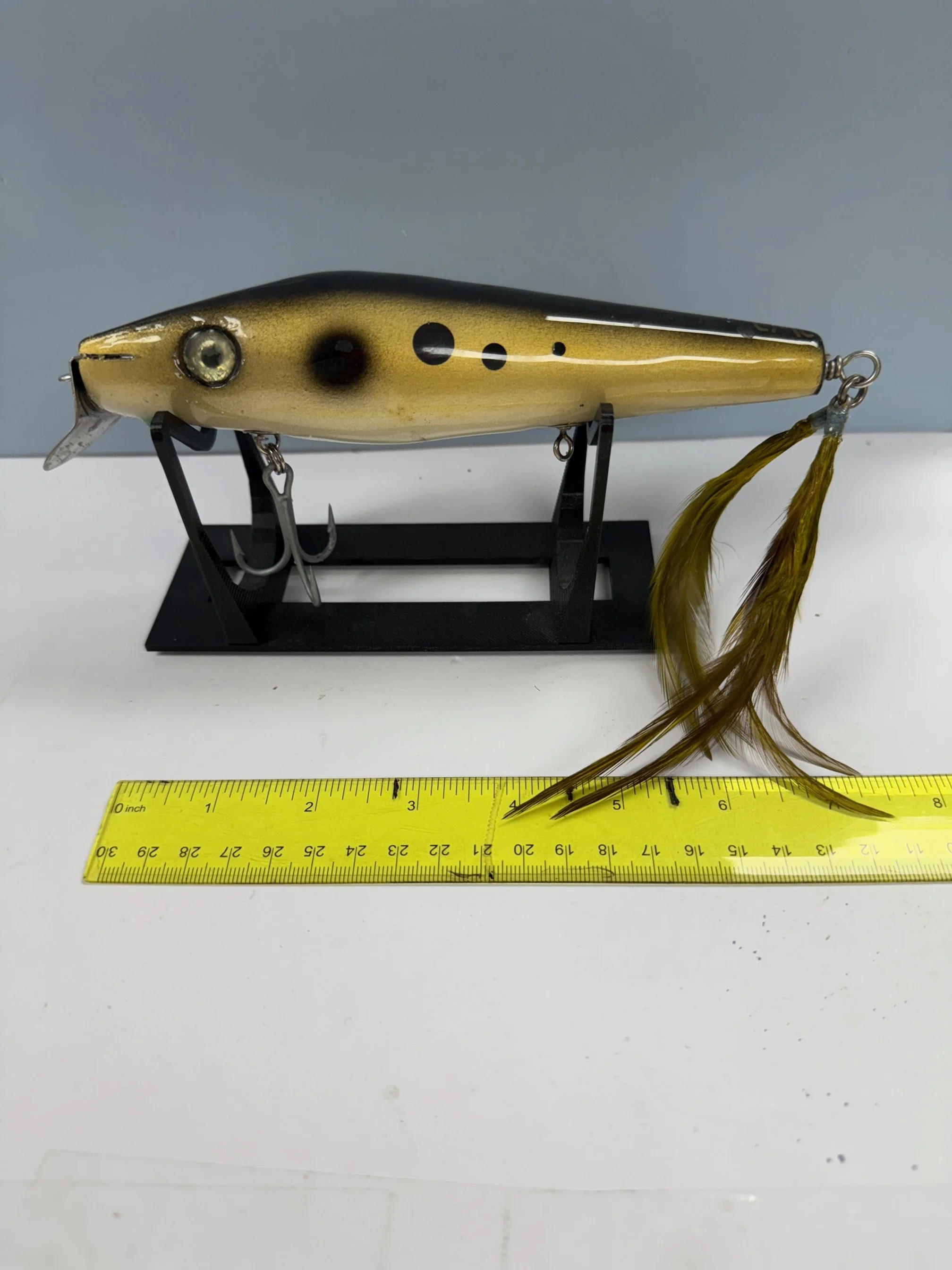 Cowboy Sr. Swimmer-Black/Gold-Double Flag