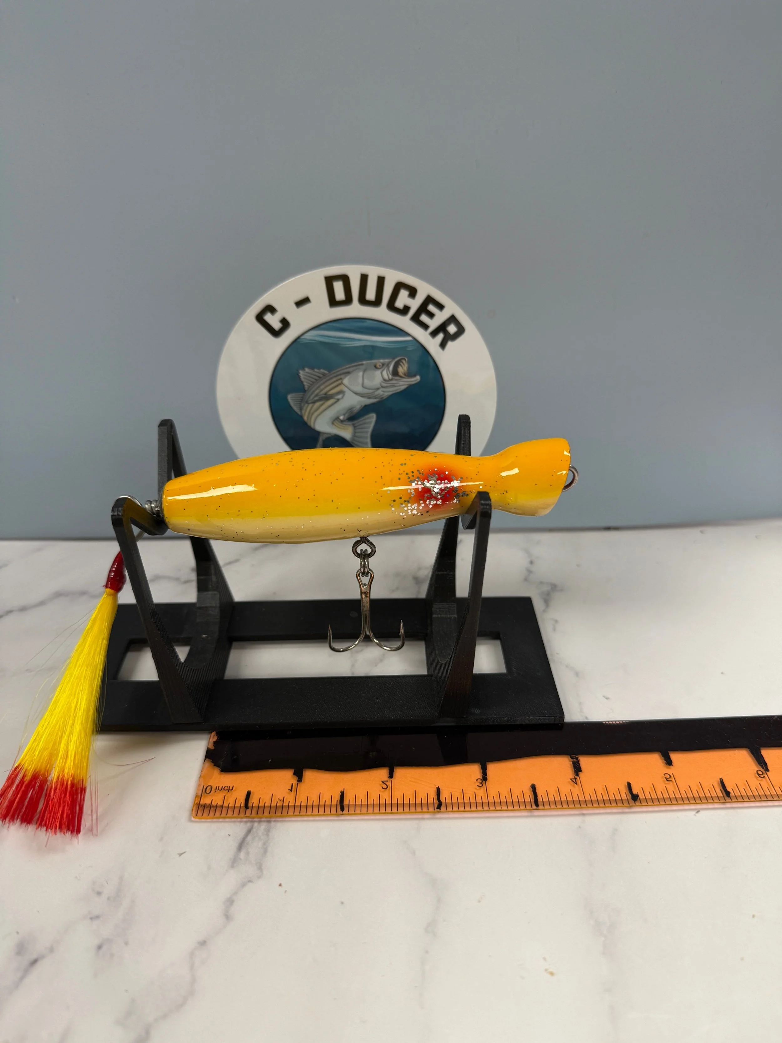 Vintage Popper.  Yellow/White.  Firetail.