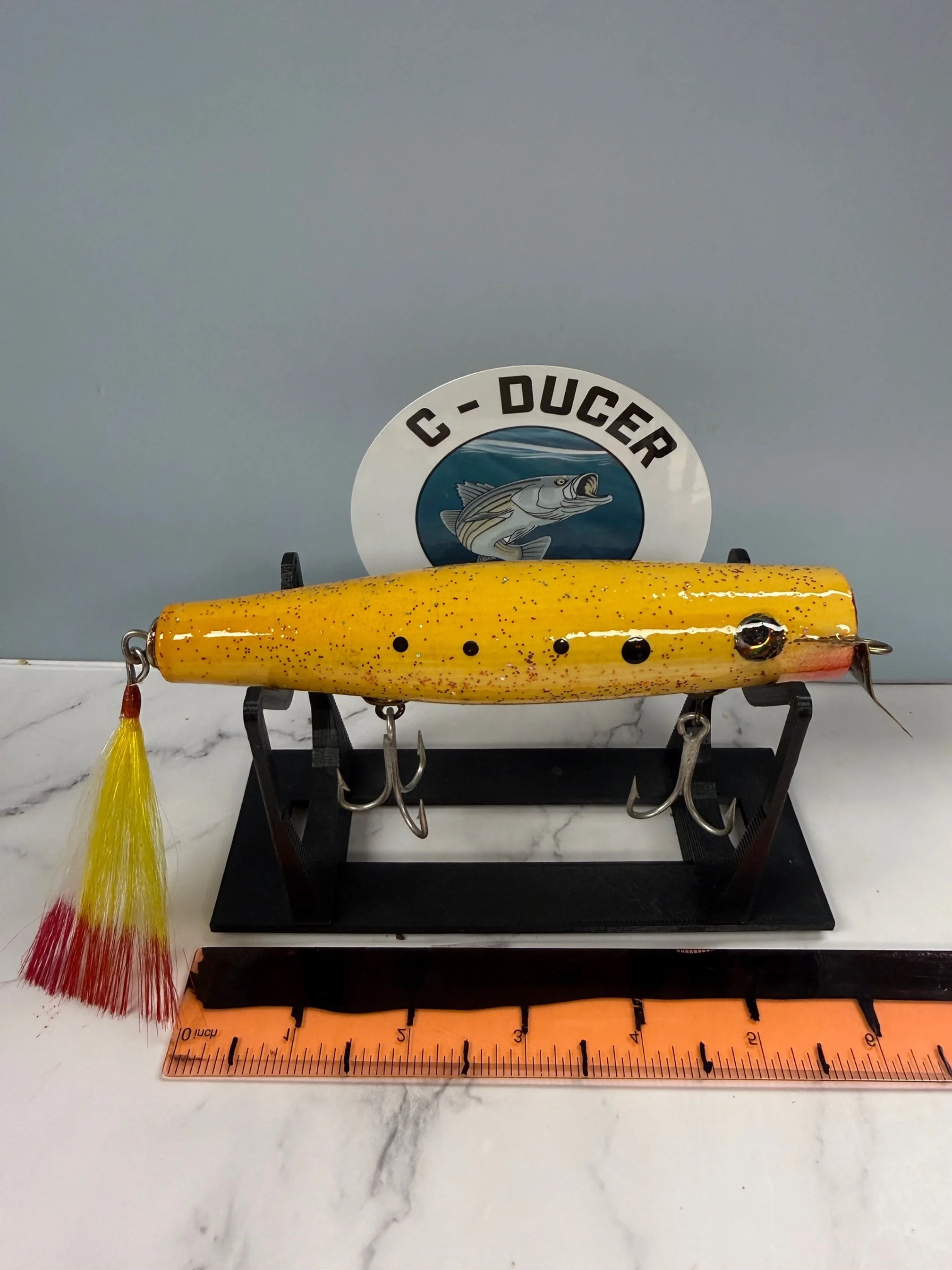 CD Danny Metal Lip Swimmer.  Yellow. All new hardware.  Fire Tail.