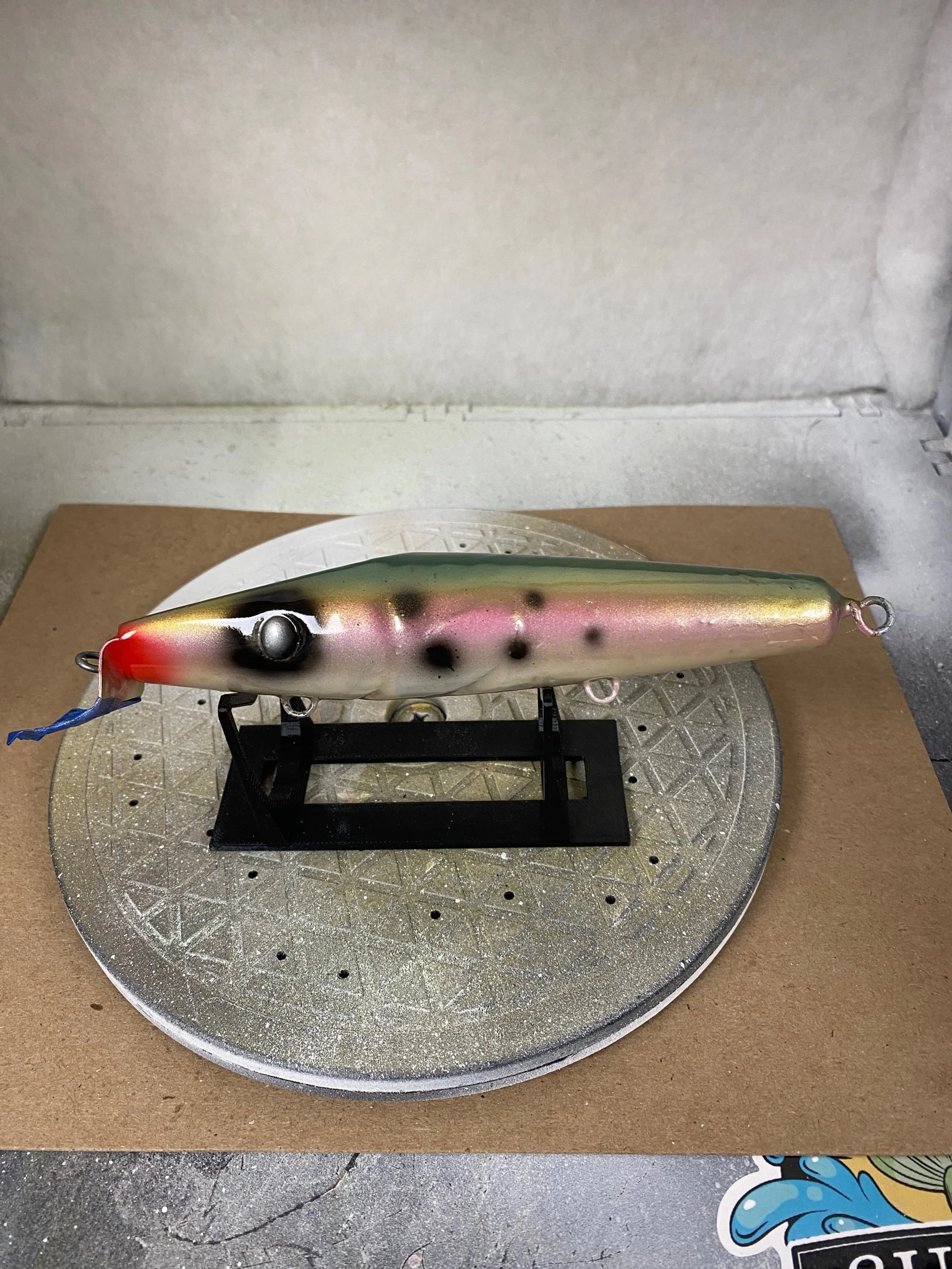 CD Slope Head swimmer.  Wood.  Bunker