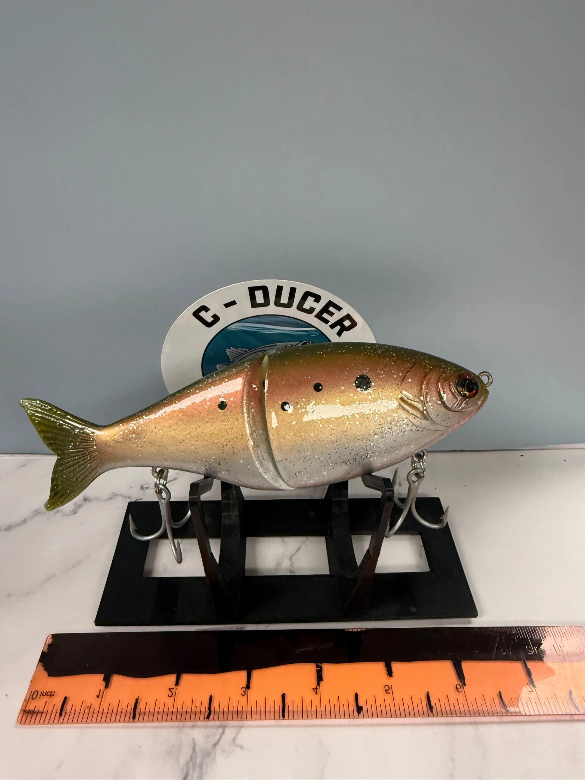 Custom Glide Bait.  Bunker.