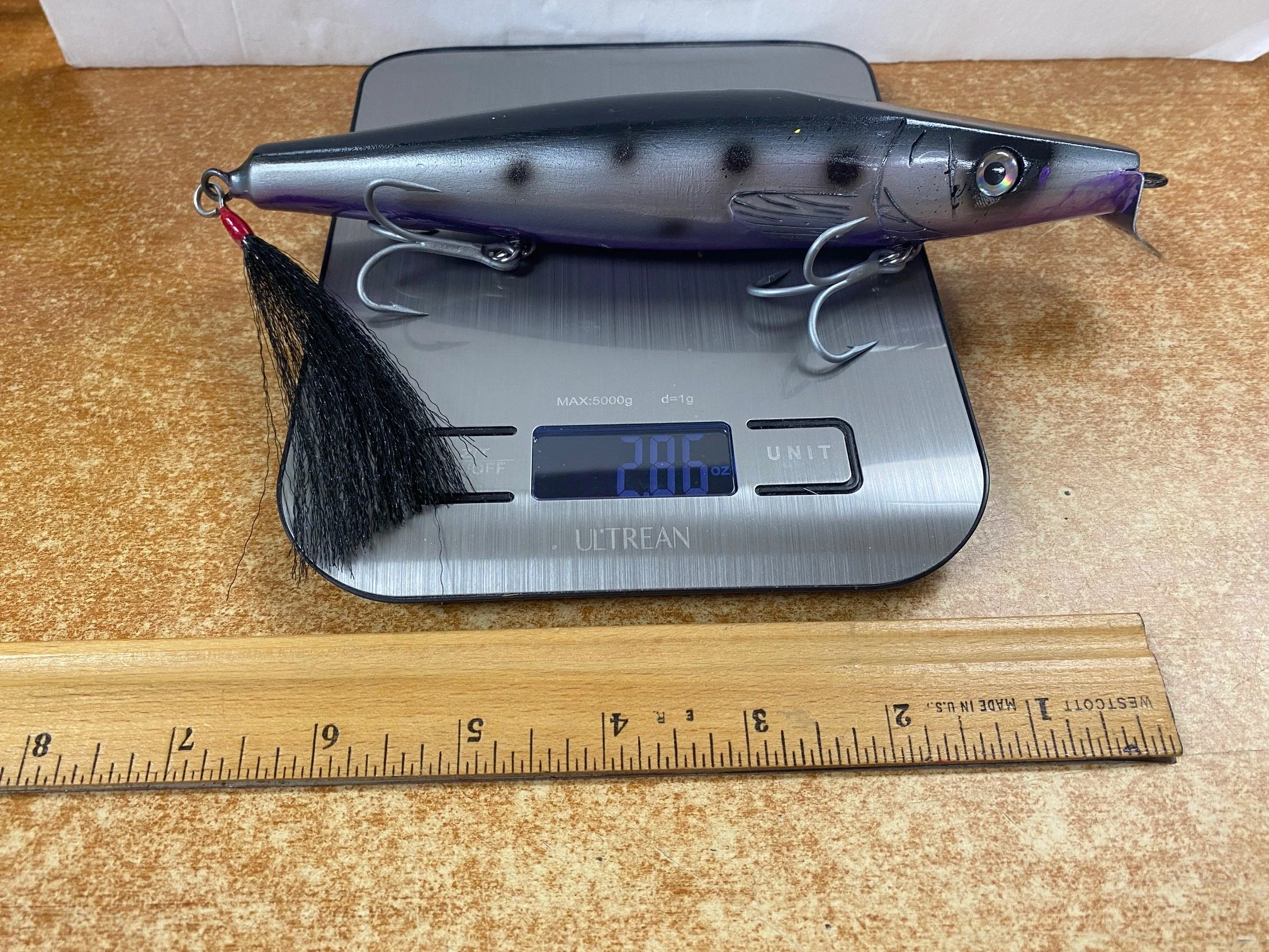 CD Slope Head Swimmer.  Wood.