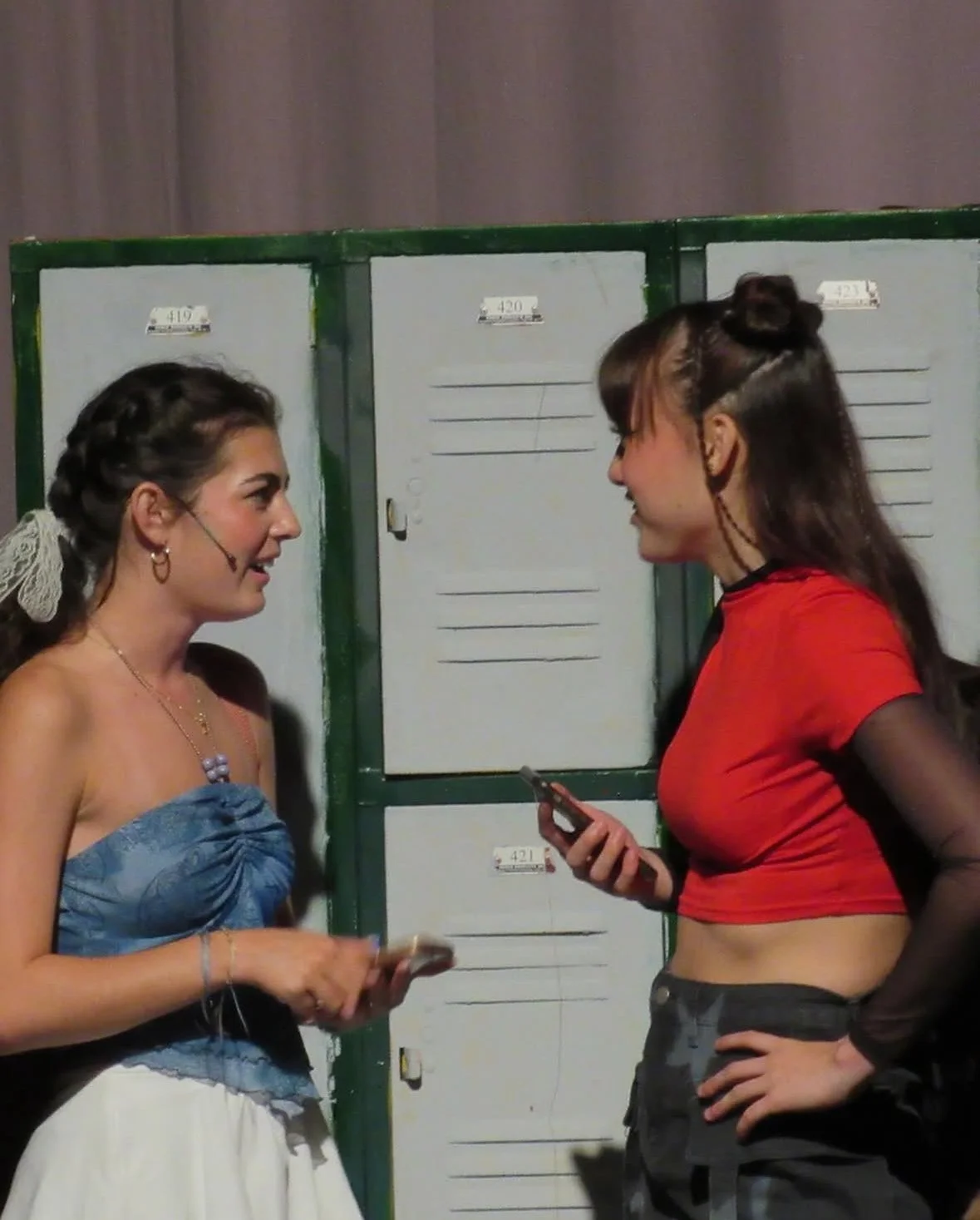 Sue Snell & Chris Hargensen played by Emma Vermeer and Theresa Skiano