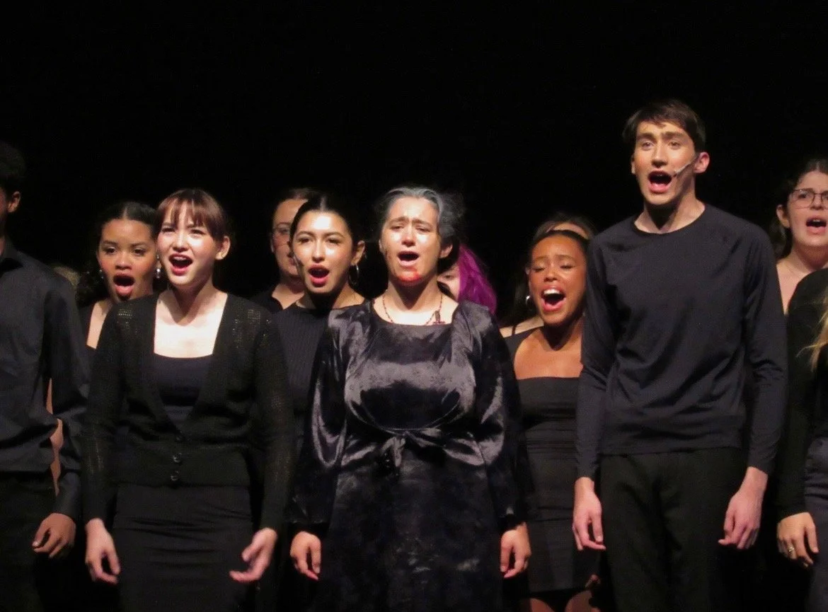 The cast of Carrie: The Musical in the closing number "Epilogue"