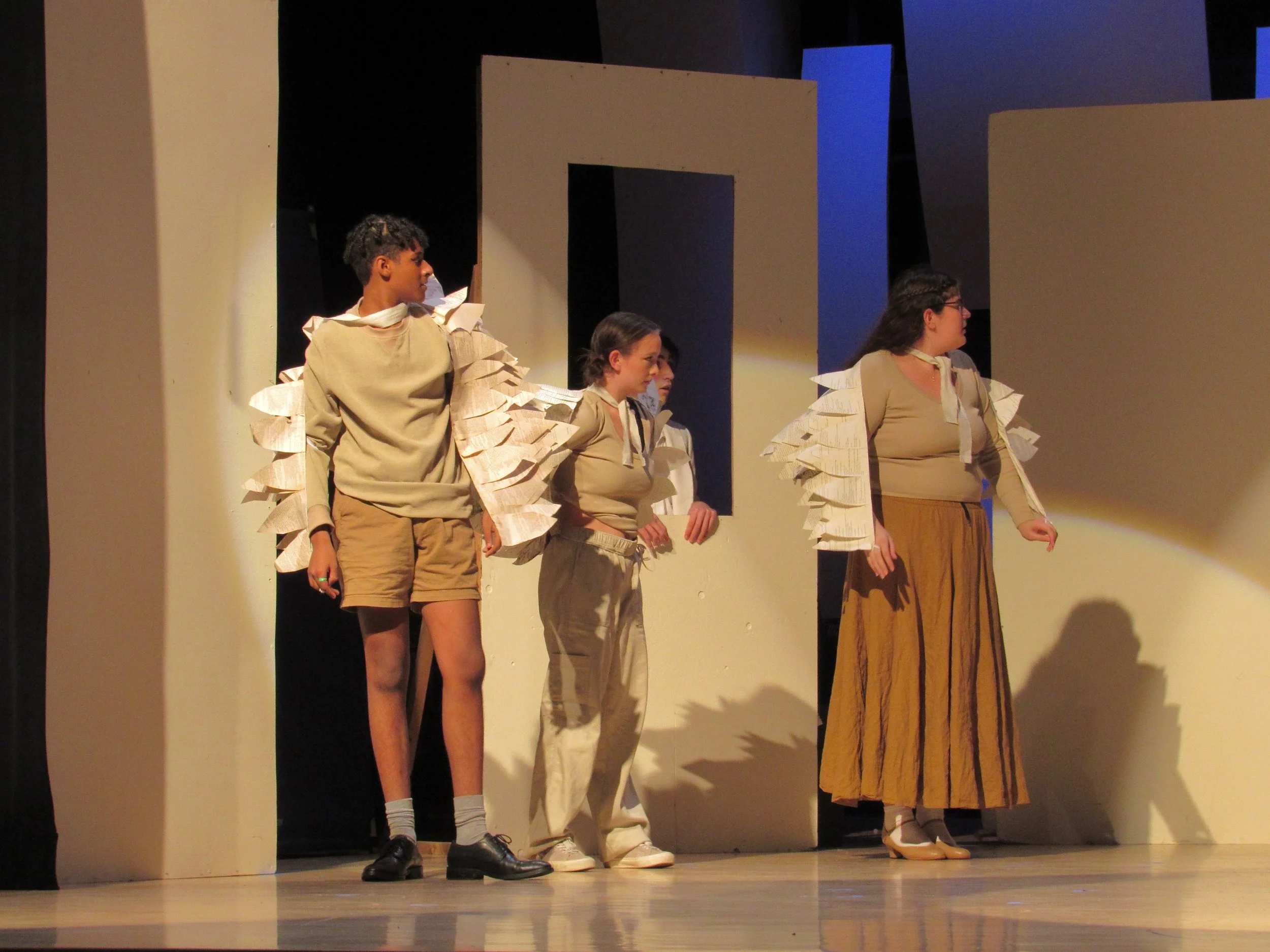 Birds played by Mohamed Khairi, Bella Riley & Marina Pope in "So"