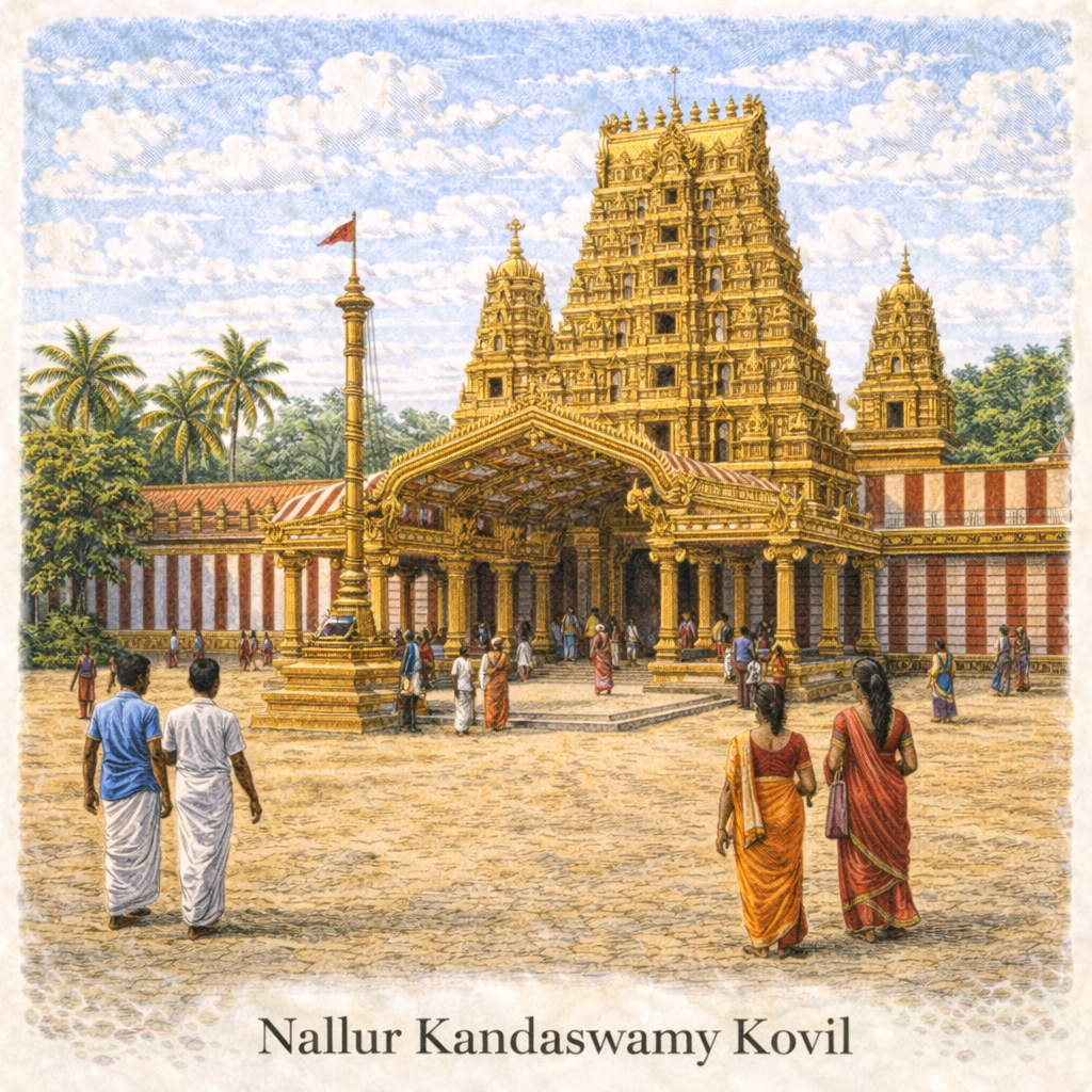 Nallur Kandaswamy Kovil Jaffna Sri Lanka famous Hindu temple cultural landmark