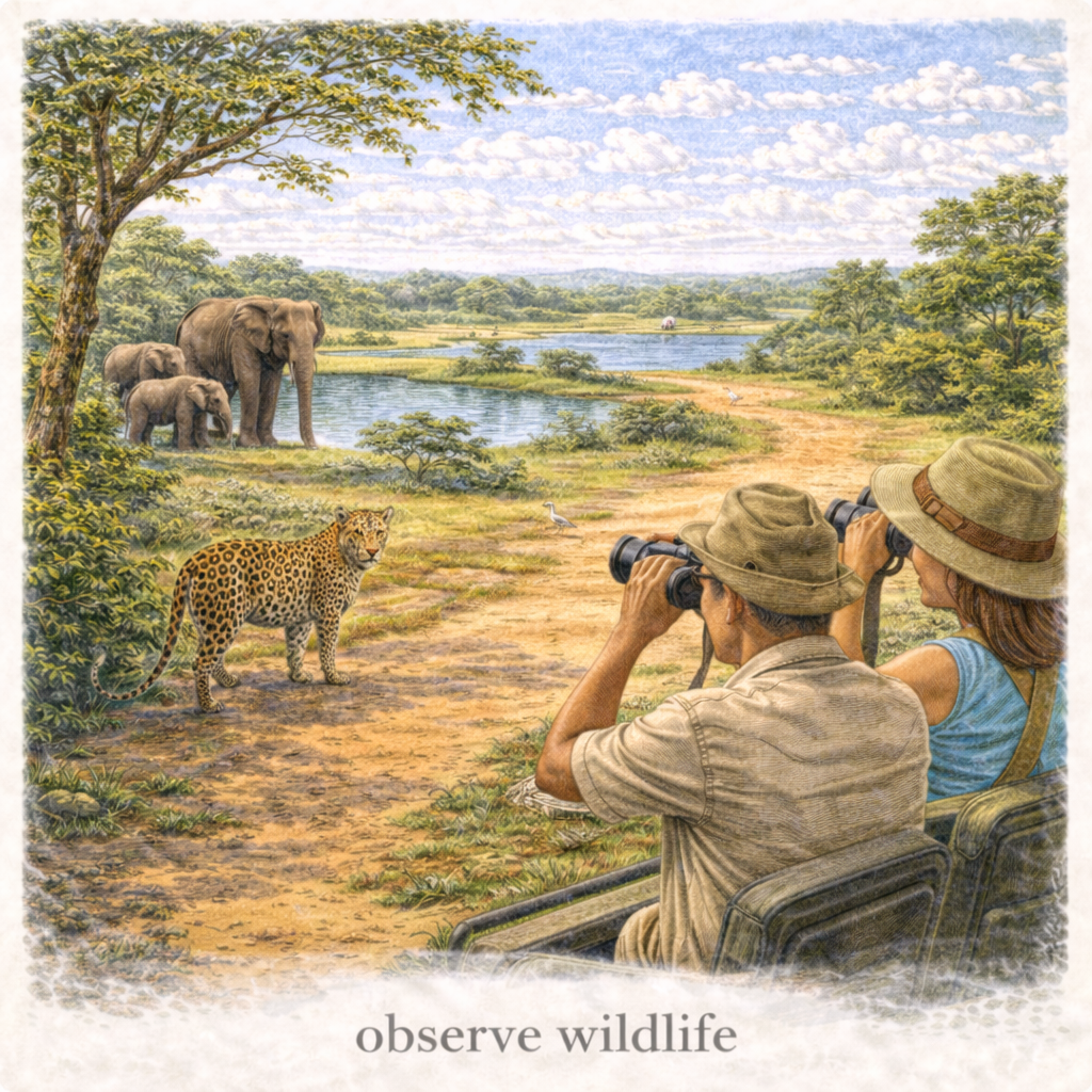 Wilpattu National Park birdwatching Sri Lanka wetlands birds sunrise nature