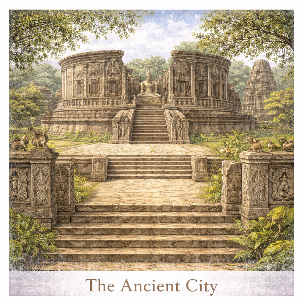 Ancient city Polonnaruwa Sri Lanka ruins UNESCO world heritage historic temple