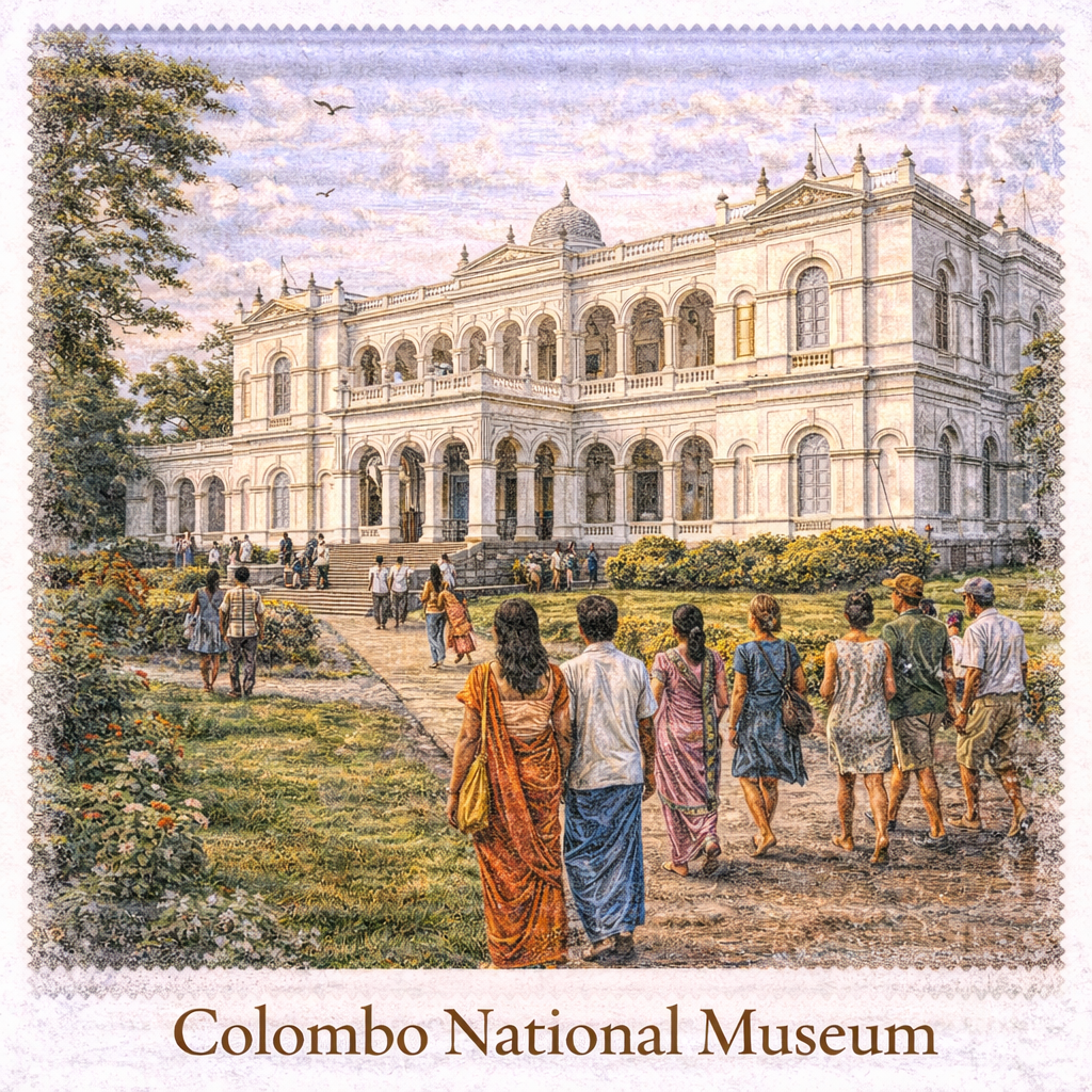 Colombo National Museum Sri Lanka historic building cultural heritage museum things to do Colombo