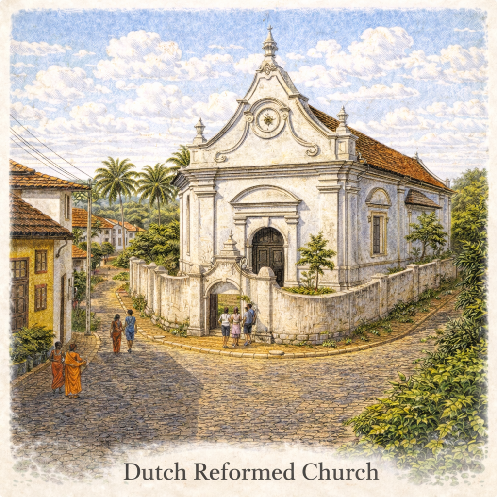 Dutch Reformed Church Galle Fort Sri Lanka historic colonial church landmark things to do