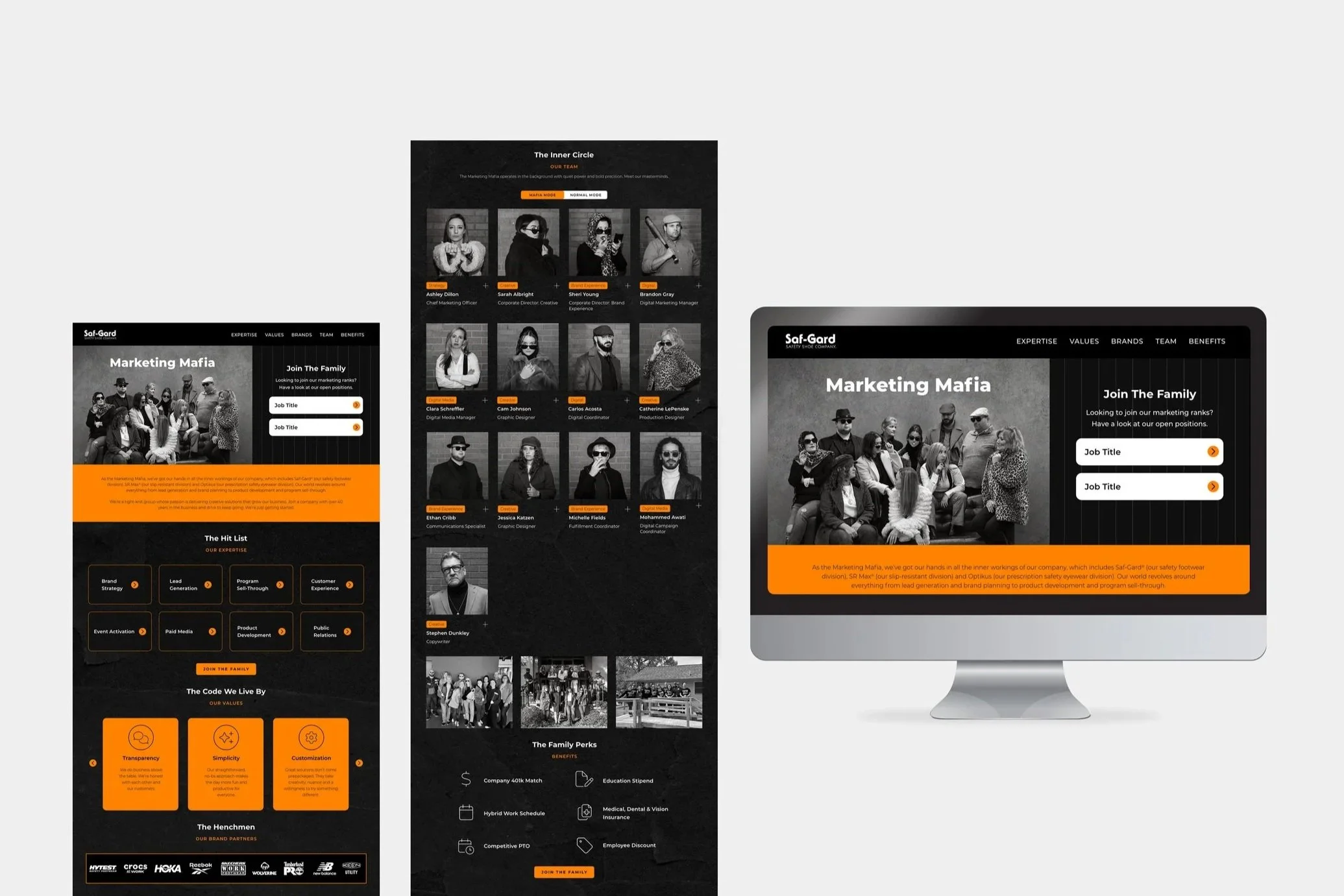 Marketing Recruitment Page