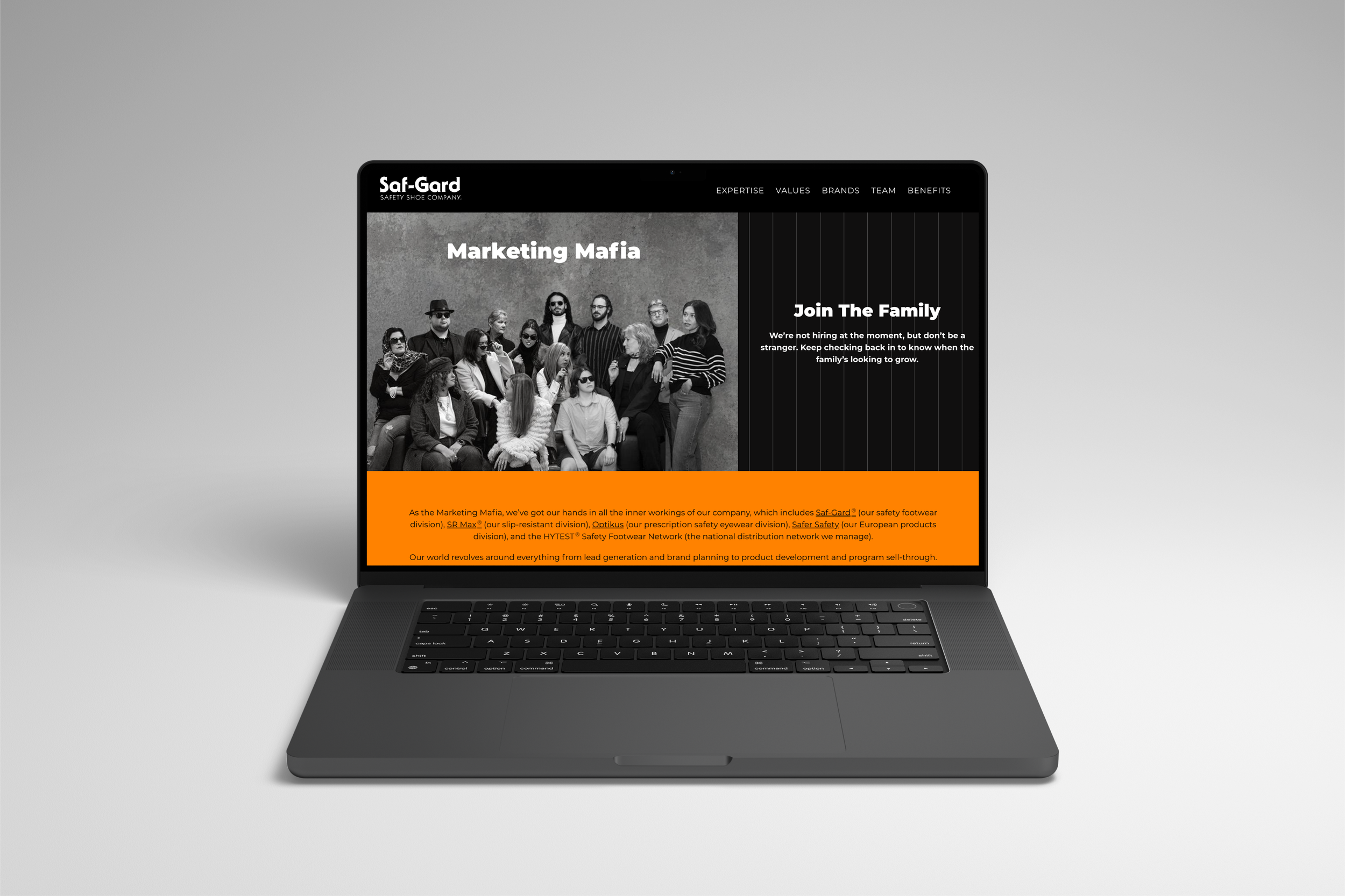 Marketing Recruitment Page