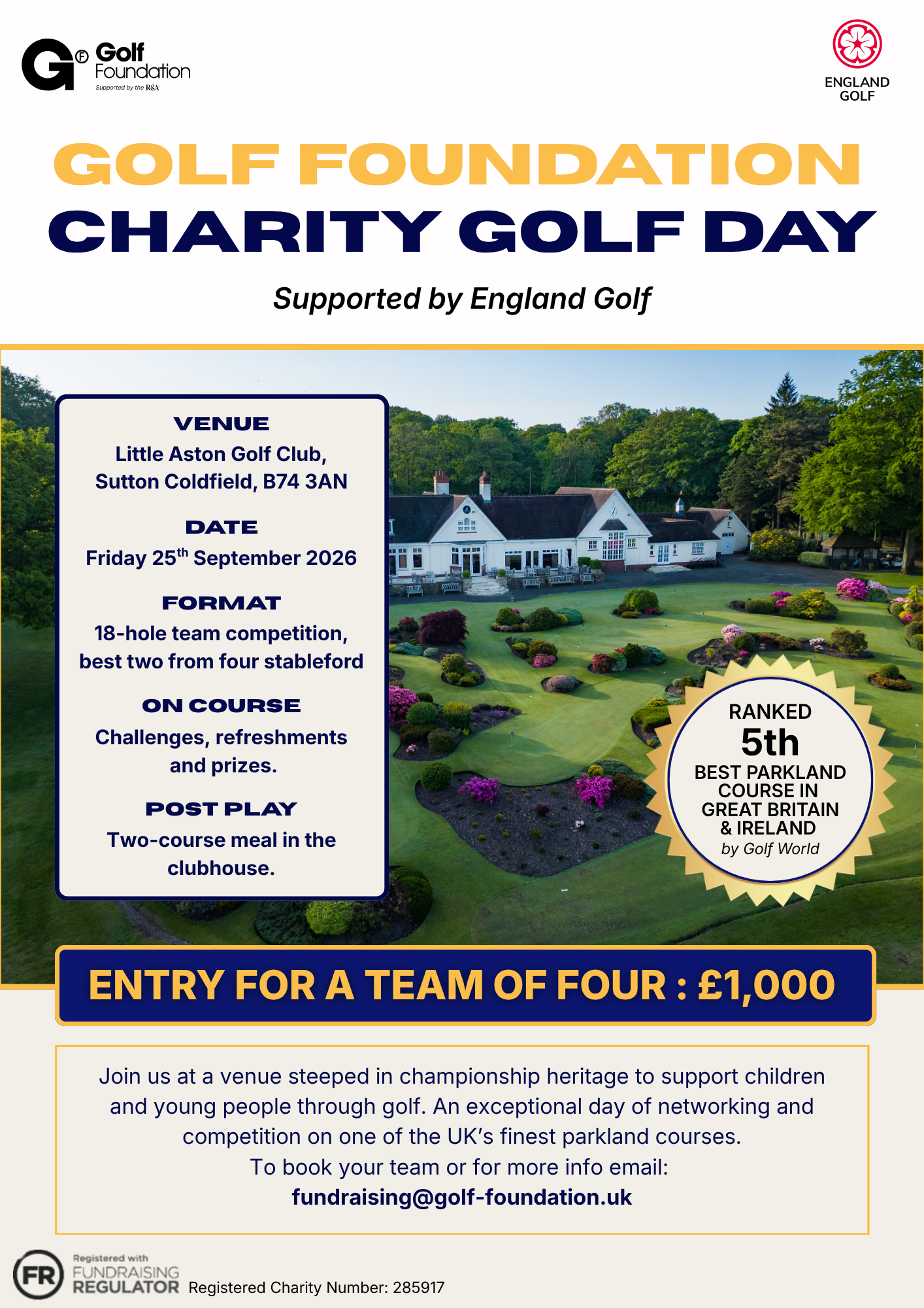 Little Aston Charity Golf Day