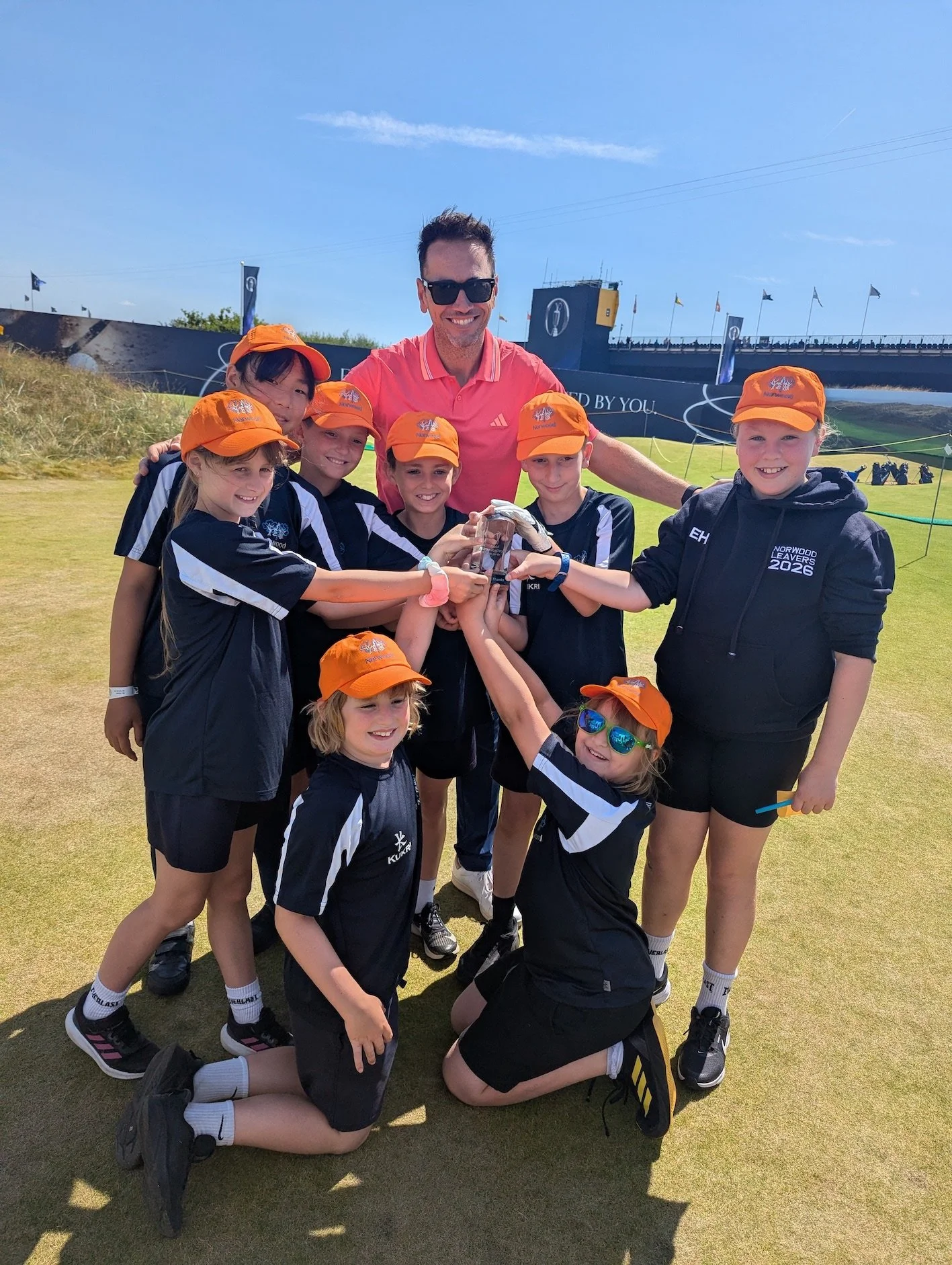 School Kids 'Unleash Their Drive' So Close to The Open