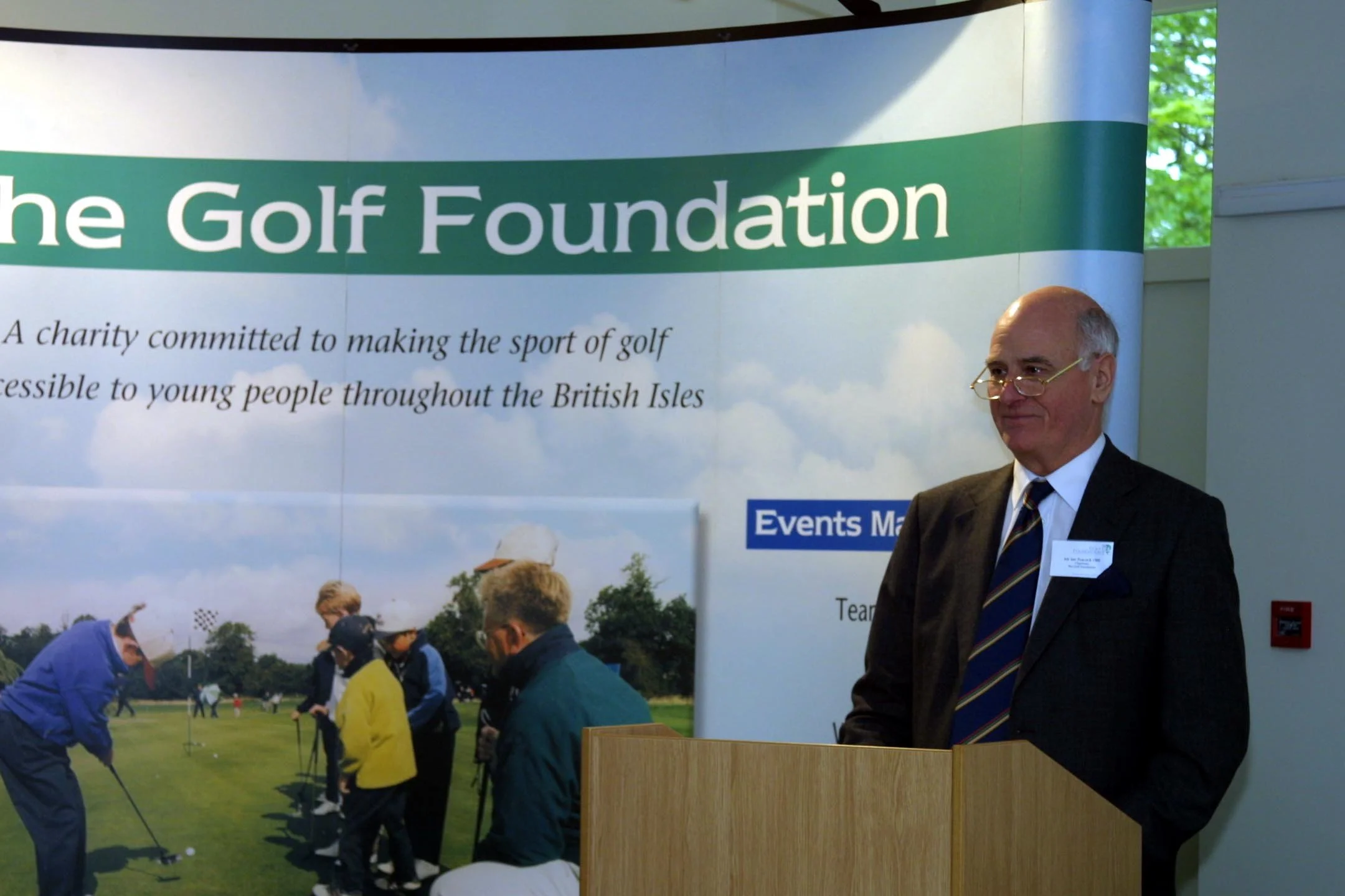 A great Golf Foundation leader - Remembering Ian Peacock OBE