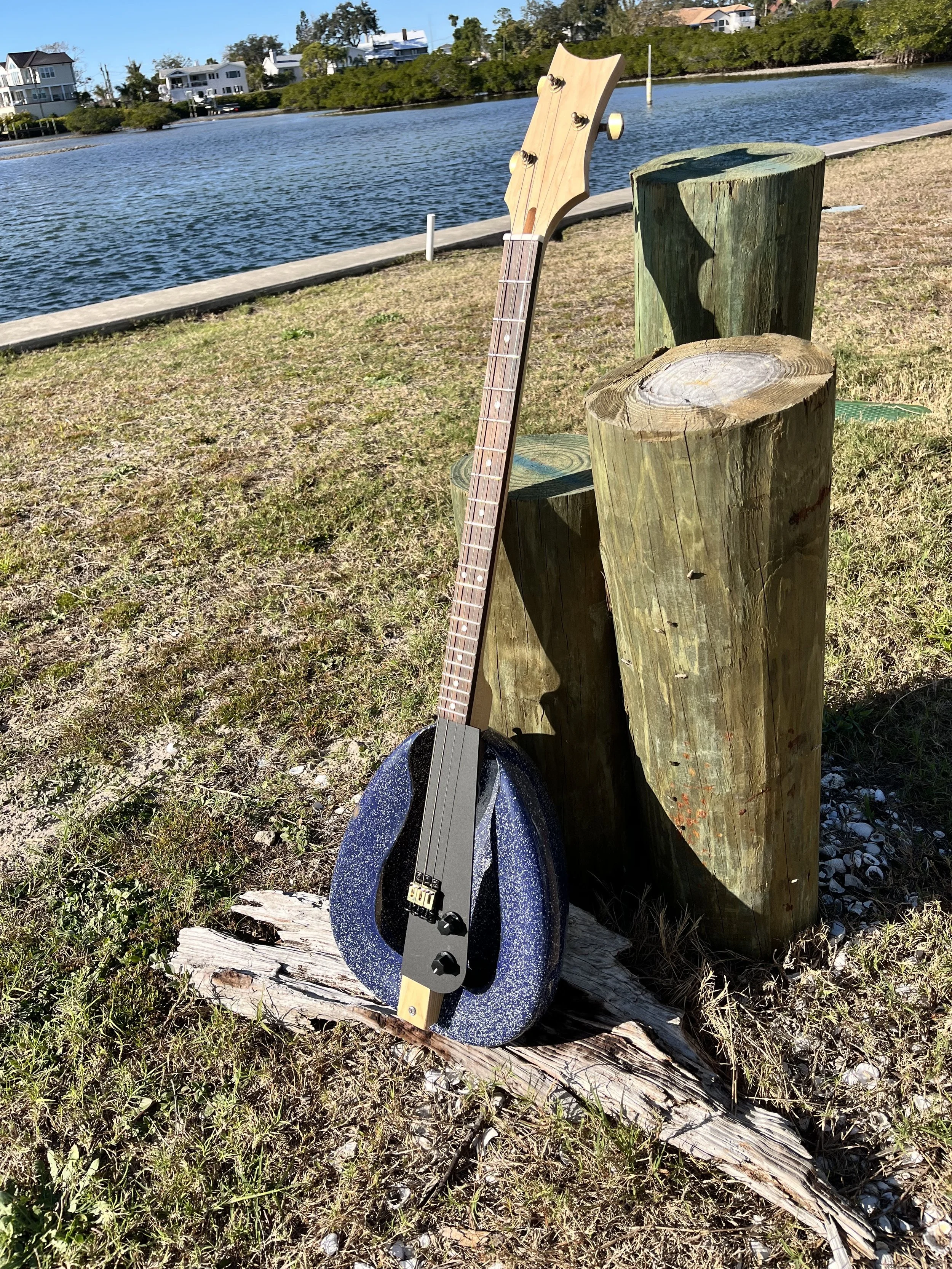3 String Bedpan Guitar