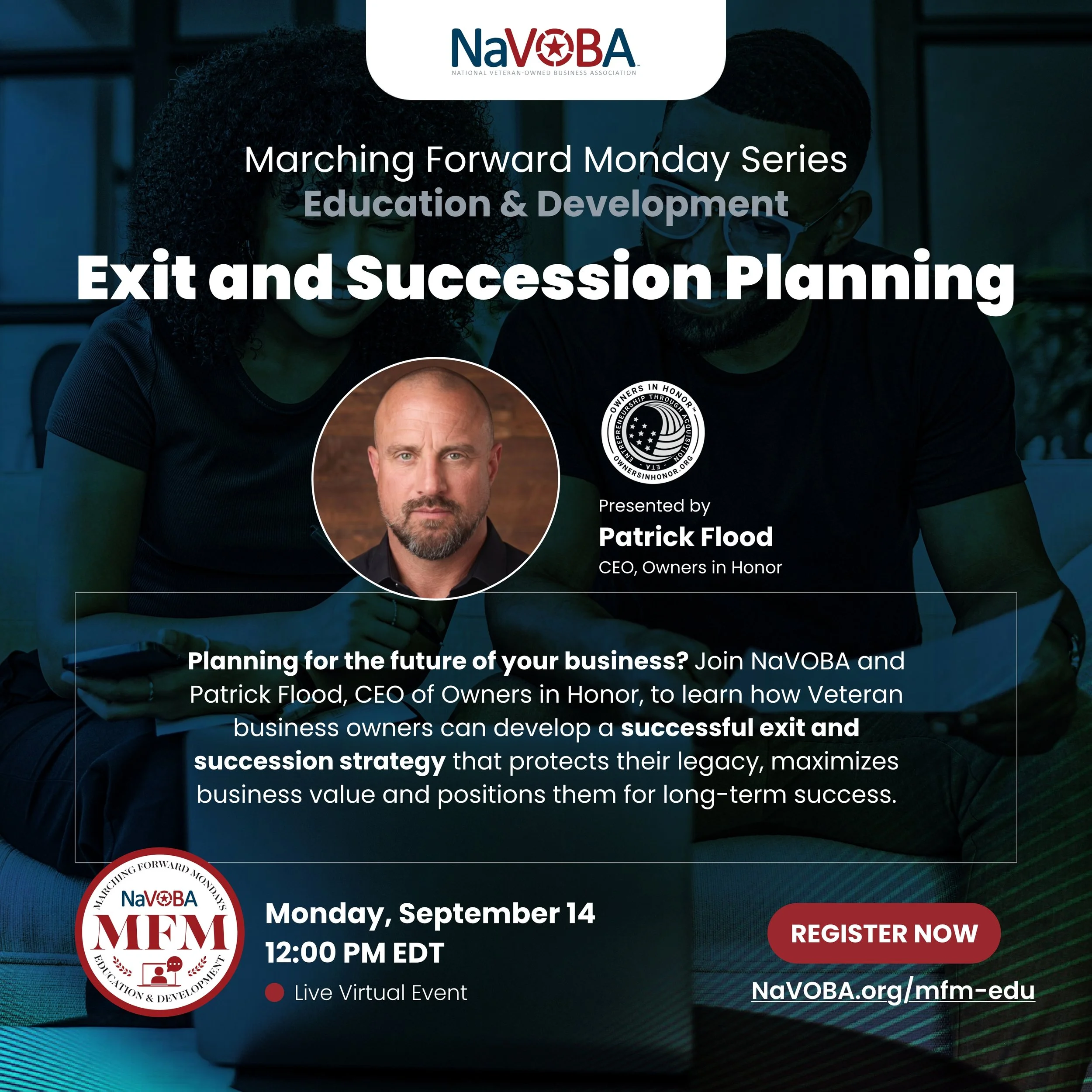 NaVOBA Marching Forward Monday: Exit &amp; Succession Planning