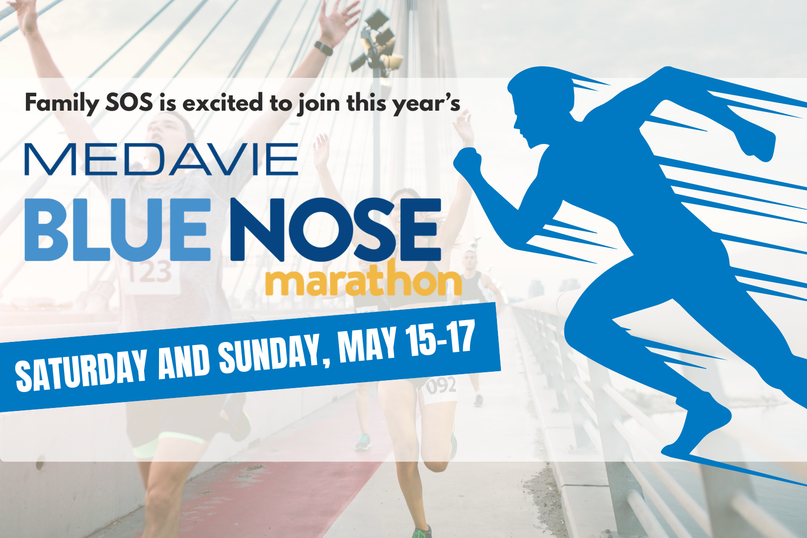 Family SOS at the Blue Nose Marathon