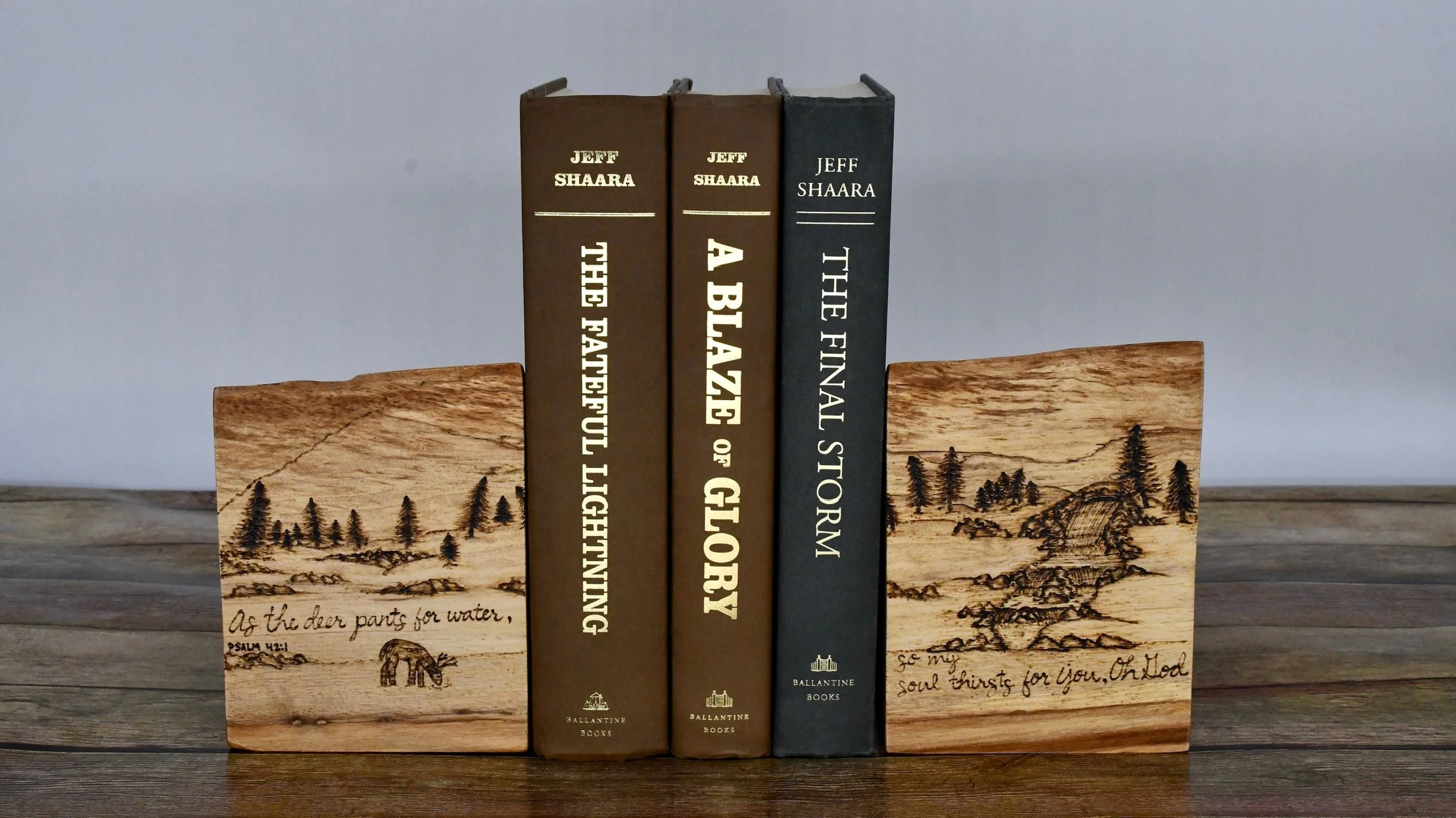Wood Bookends