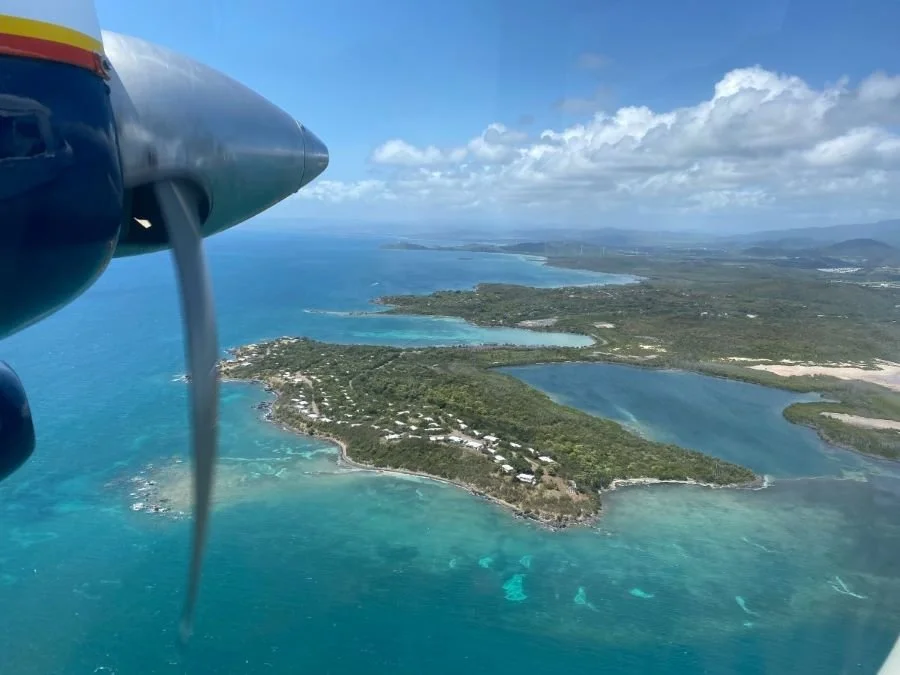 Flying to Vieques
