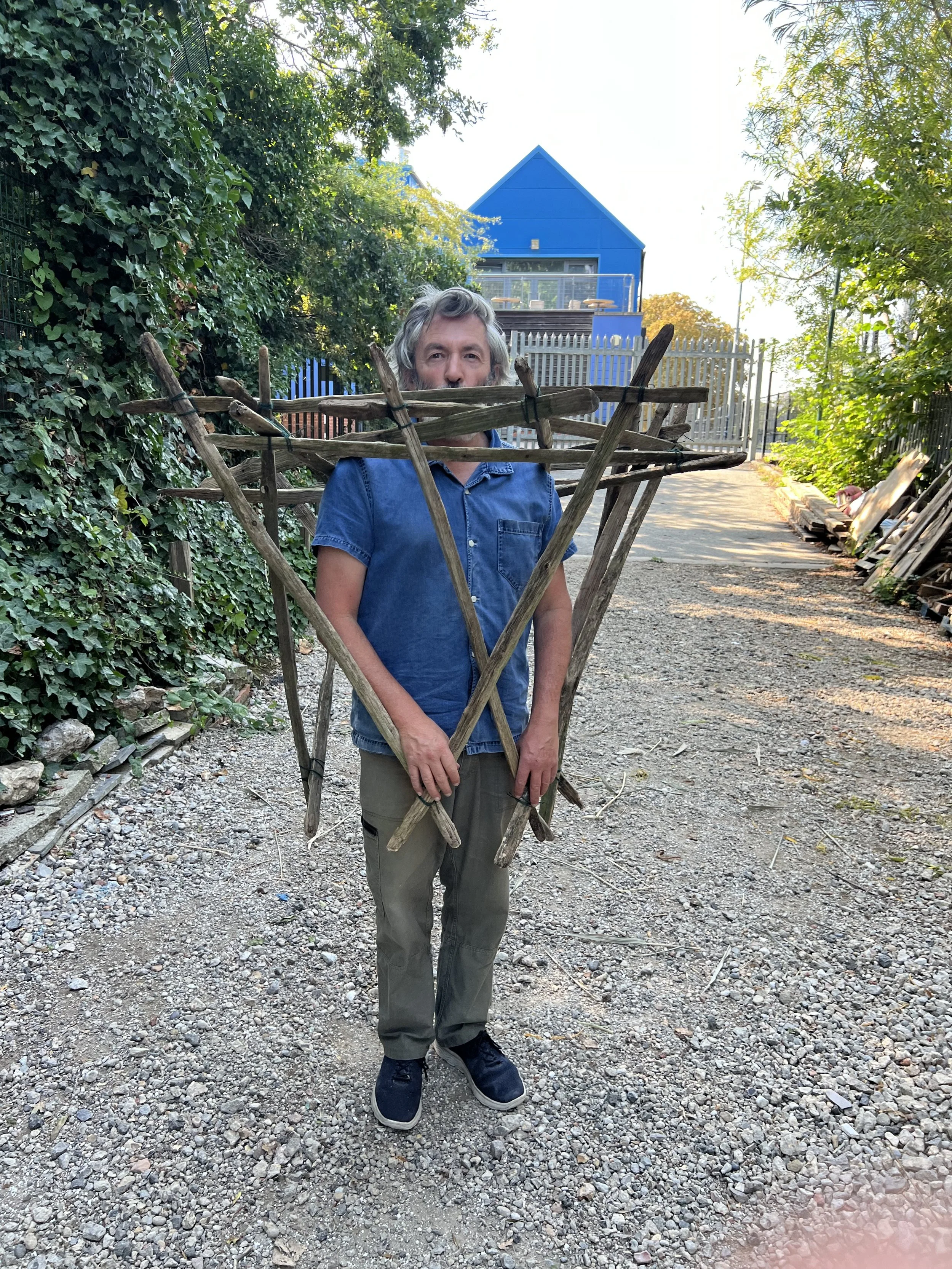 Collaborative making experiments with Shane Waltener. Wood Fence posts. 2025