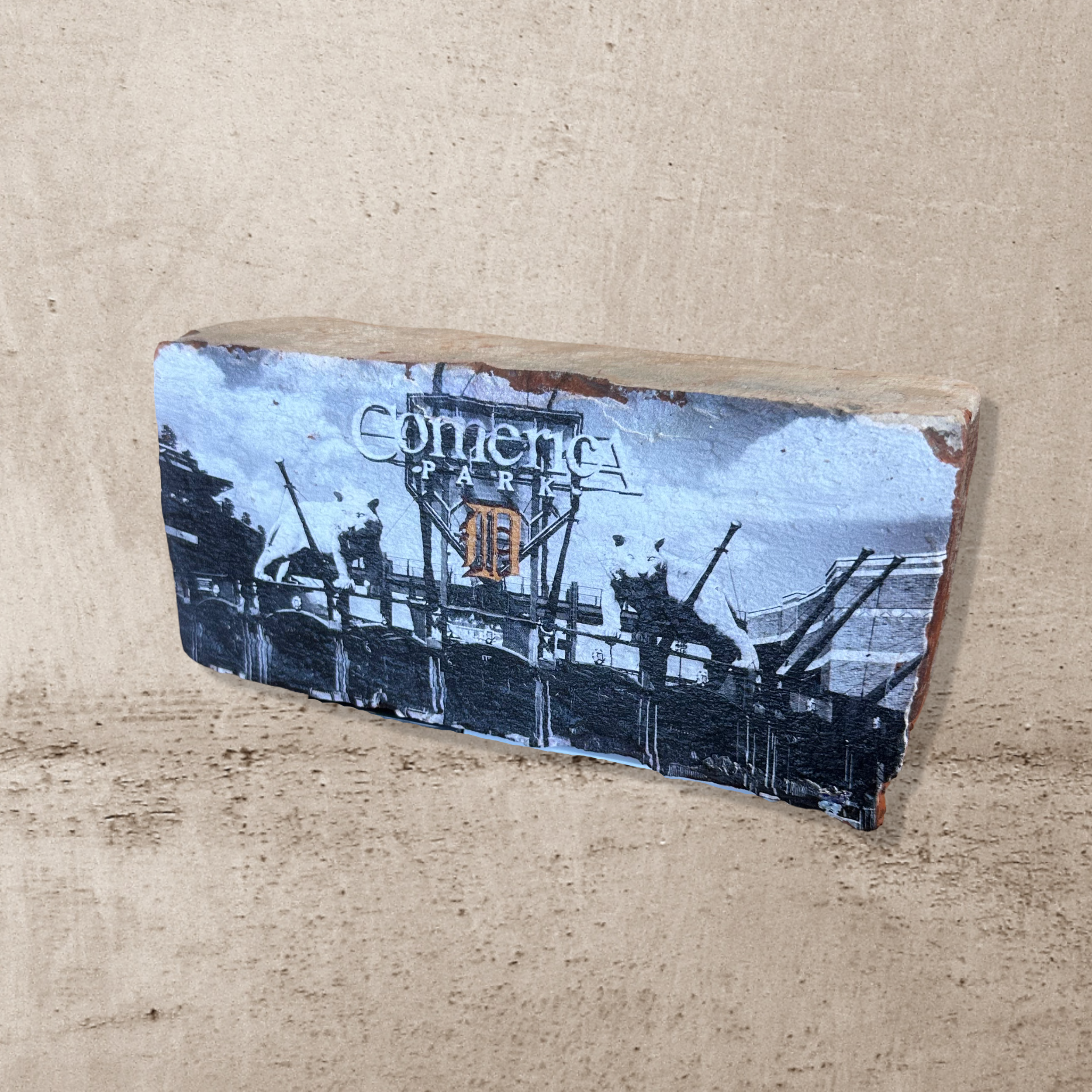 Comerica Park Dark Brick