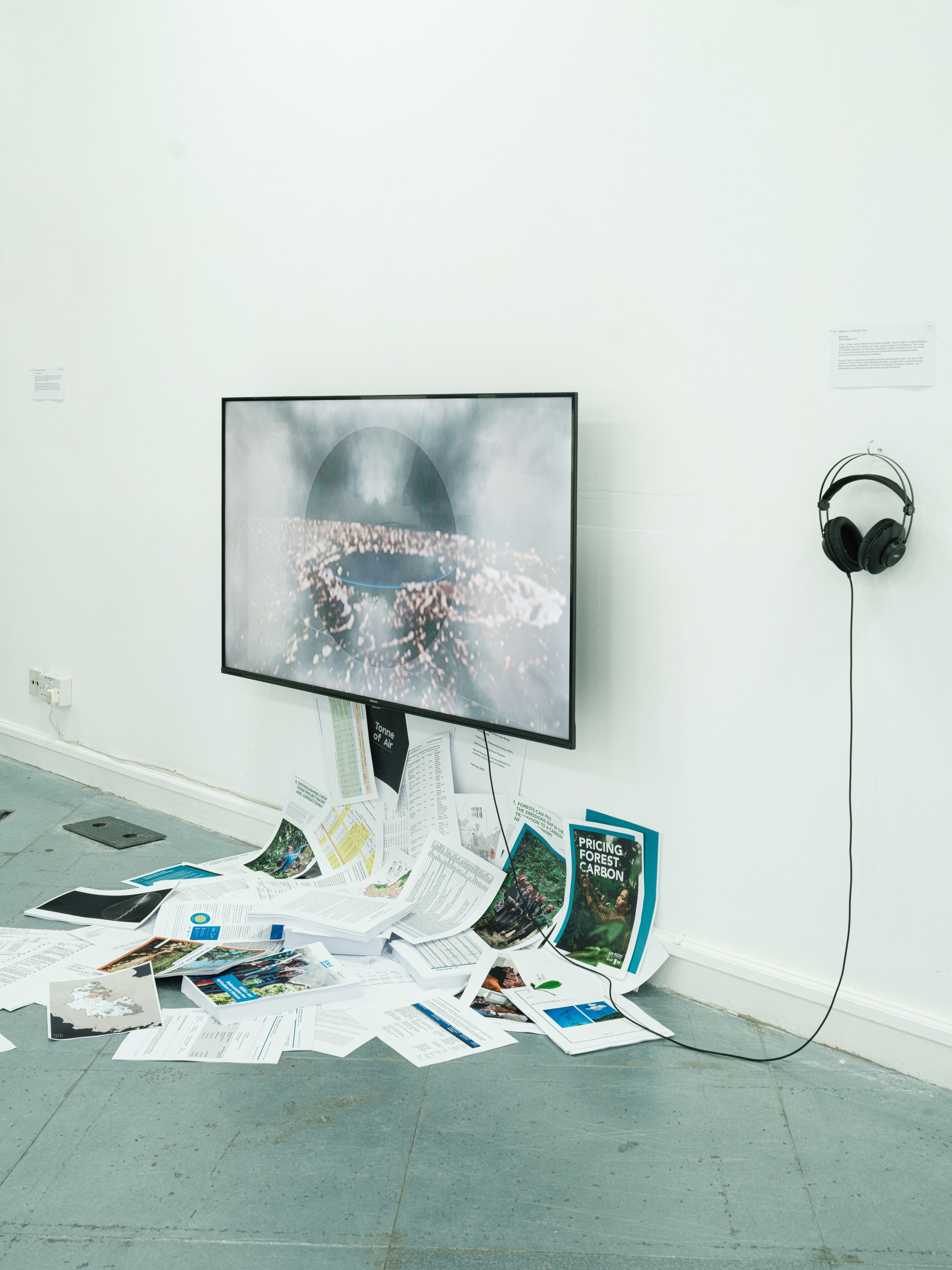 Daemon (2025), produced and exhibited at SOS_25 (School SOS), by Hyeongji Yang.

 Image by Fred Howarth (2025)