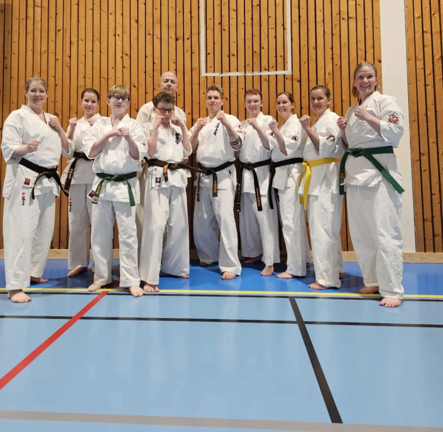 Katasamling i regi av Kvinesdal Karateklubb