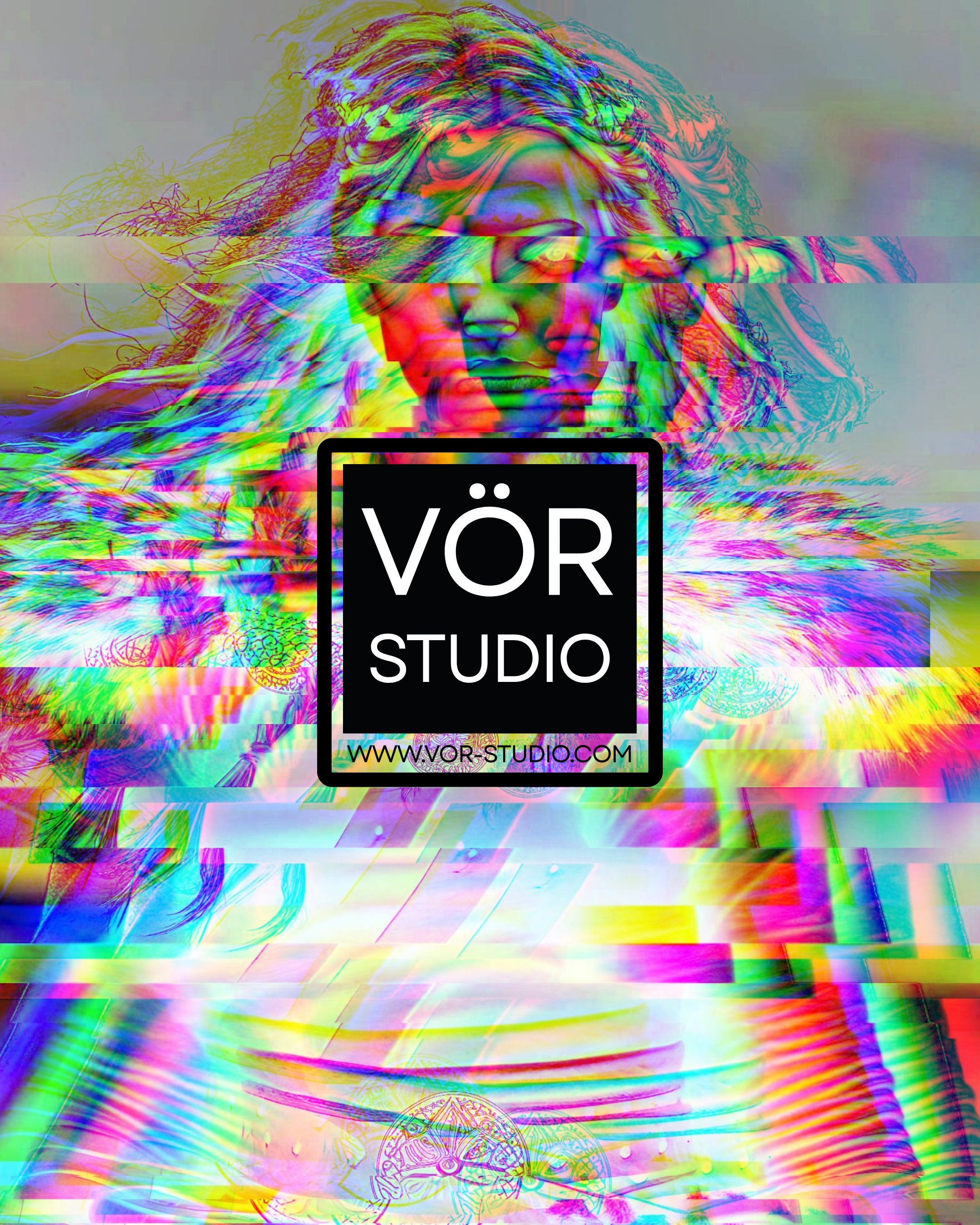Restyling glitched our Norse goddess wit a modern VOR logoh