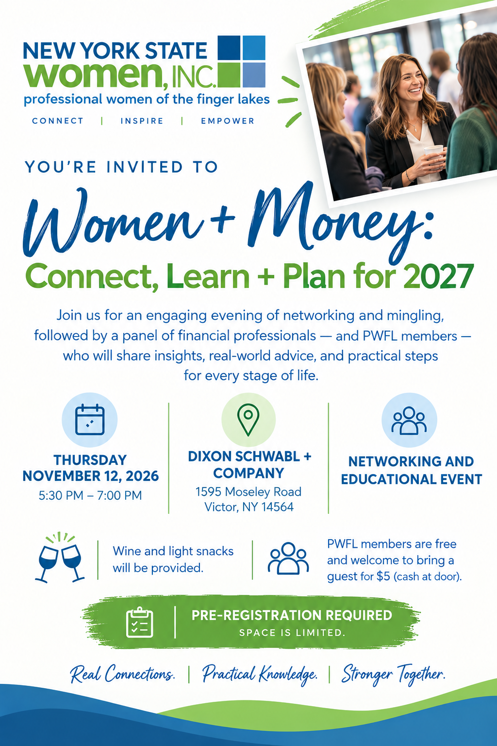 Women + MONEY: Connect, Learn + Plan for 2027