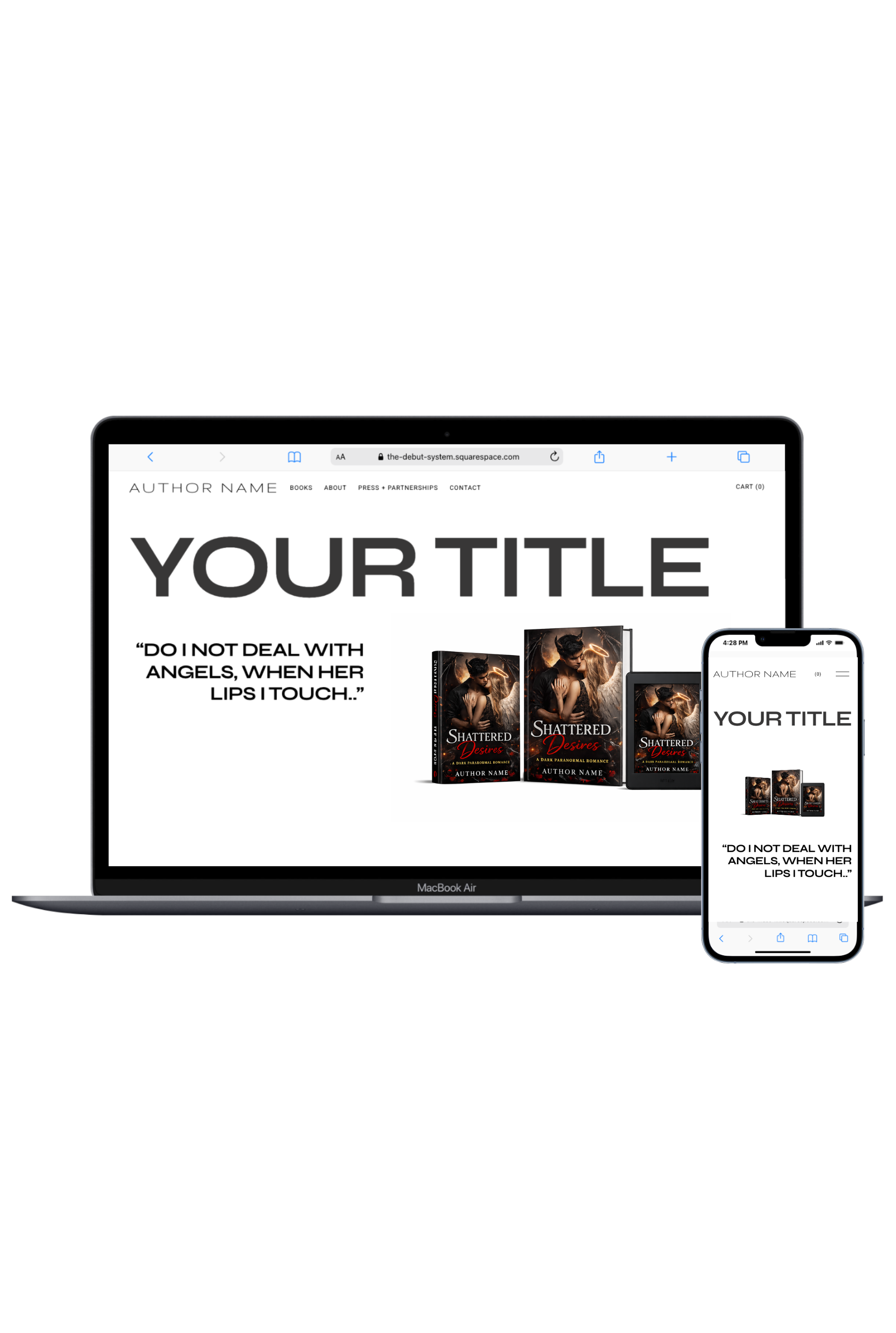 The Debut System - Squarespace 7.1 Template