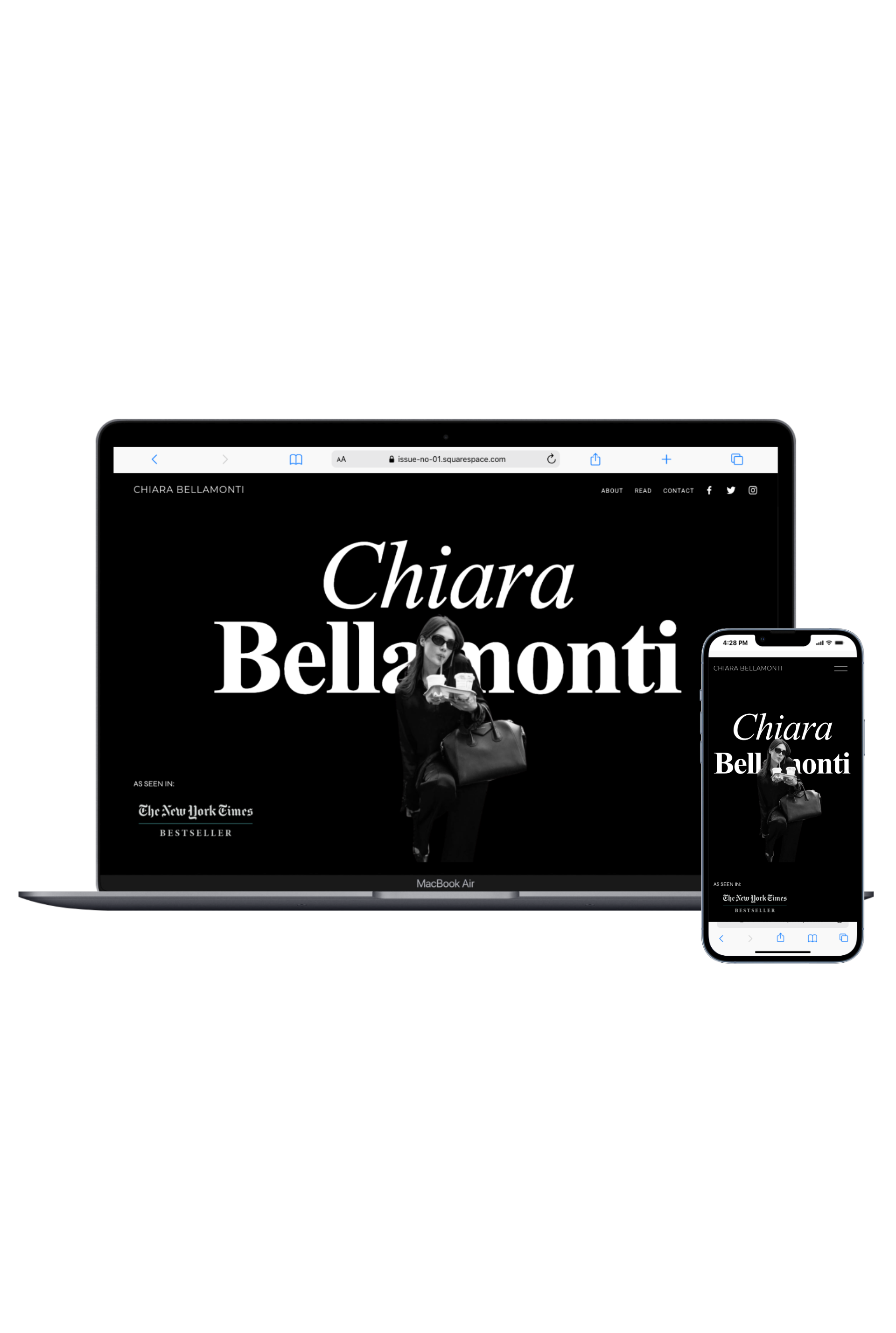 Issue No. 01 — Squarespace 7.1 Template