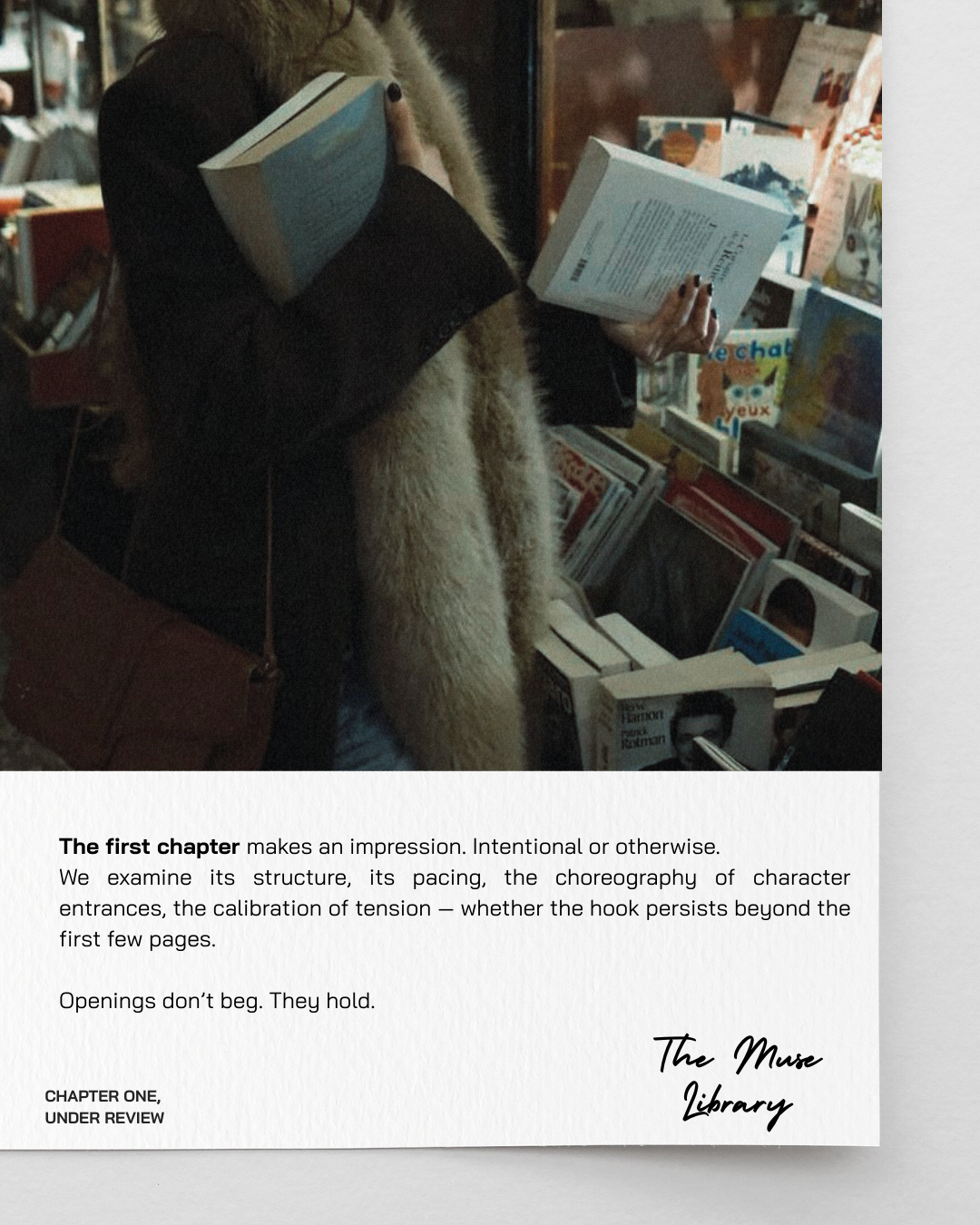 Under Review — First Chapter Editing